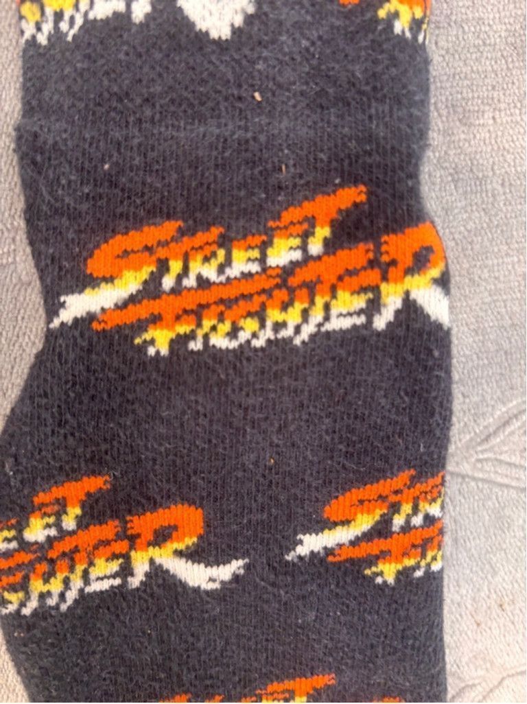 Stance Socks Men's Stance Socks, Street Fighter, M, Black/Orange Size ONE SIZE - 2 Thumbnail