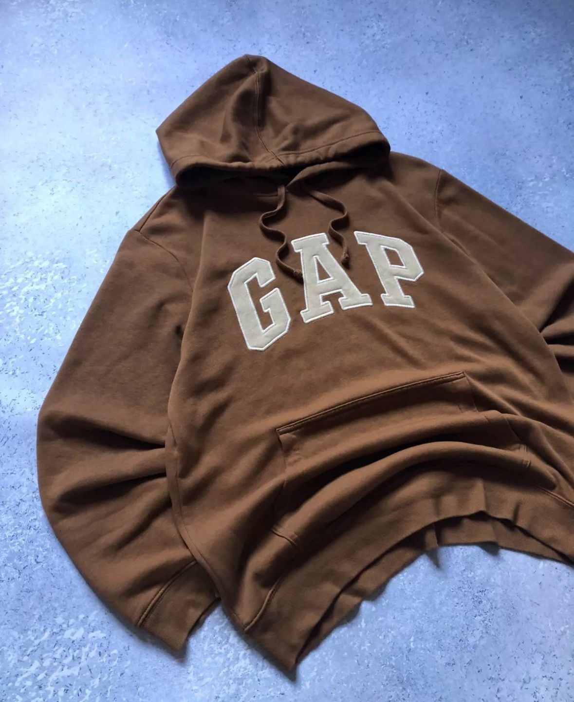 Gap Rare Vintage GAP Hooded Sweatshirt Brown Men’s Size M Size US M / EU 48-50 / 2 - 3 Thumbnail