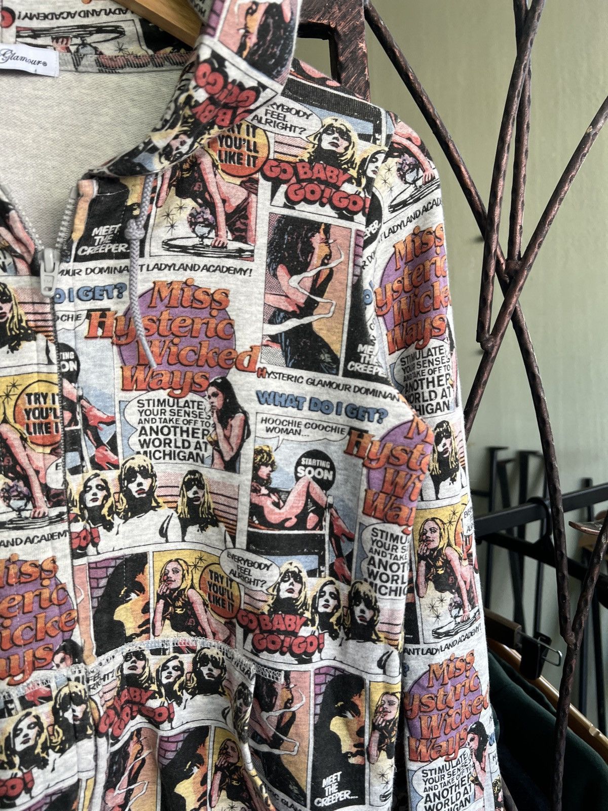 Hysteric Glamour vintage 2000's hysteric glamour wicked ways zip up hoodie Size ONE SIZE - 17 Thumbnail