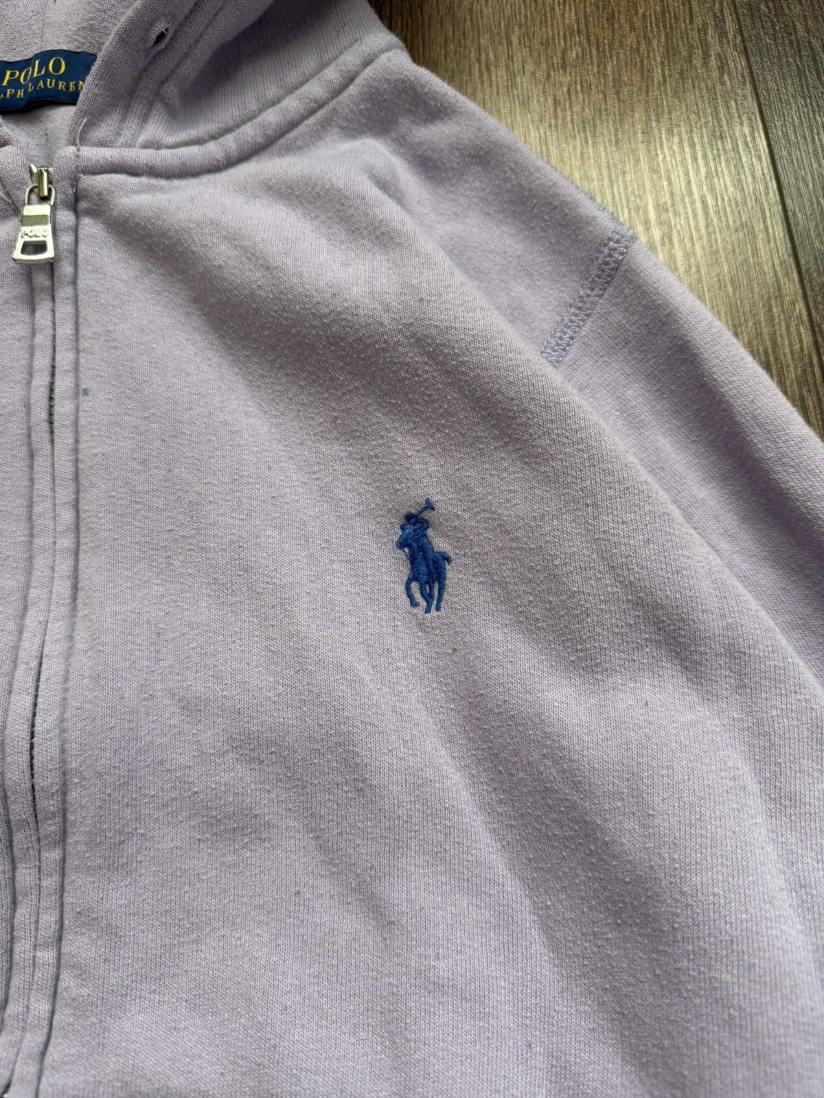 Polo Ralph Lauren Polo Ralph Lauren Women's M purple bassic zip hoodie Size M / US 6-8 / IT 42-44 - 5 Thumbnail