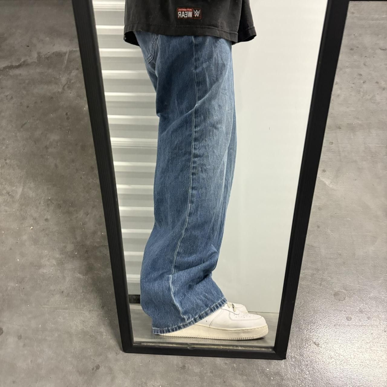 Vintage Crazy Vintage Y2K/2000s Super Baggy Streetwear Skater Style Medium Wash Denim Jeans! Size US 30 / EU 46 - 2 Thumbnail