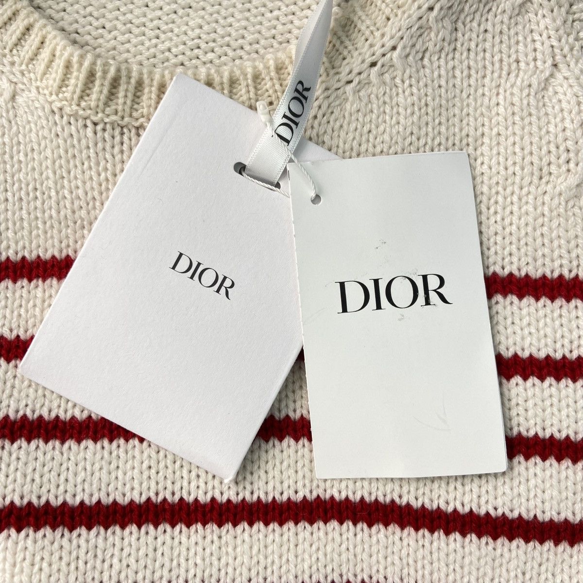 Dior DIOR SS22 Striped Printed Sleeveless Cashmere Sweater K26WX Size M / US 6-8 / IT 42-44 - 5 Thumbnail