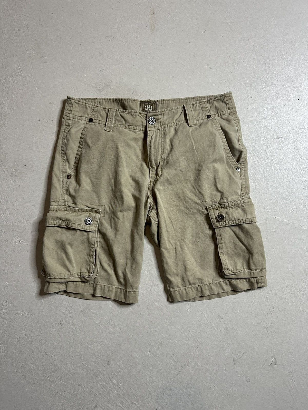 Rock & Republic Y2K 2000s Rock Republic Baggy Cargo Shorts Size US 34 / EU 50 - 3 Thumbnail