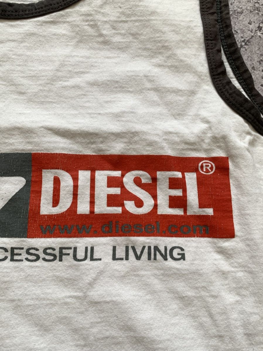 Diesel 🔥VINTAGE DIESEL 90s TANK TOP Size US L / EU 52-54 / 3 - 7 Thumbnail