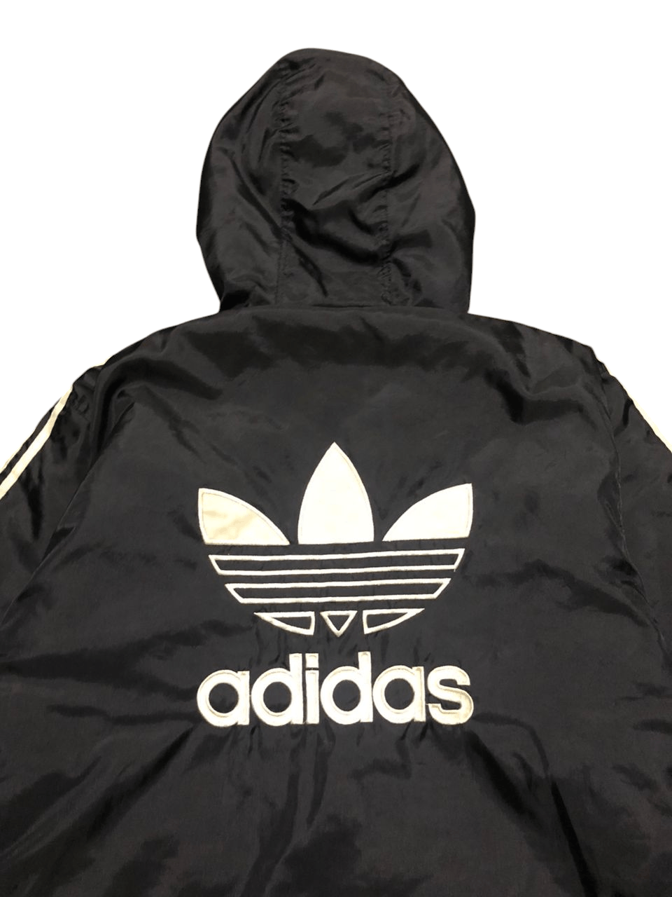 Adidas Vintage Adidas Hoodie Windbreaker Jacket Quilted Lining Size US L / EU 52-54 / 3 - 5 Thumbnail