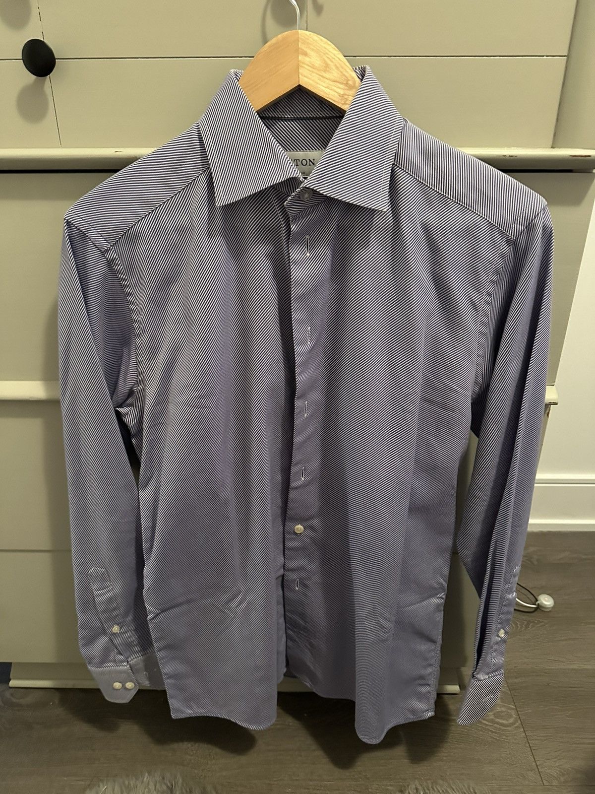 Eton $350 King Twill Jacquard (15.5/39) Size US M / EU 48-50 / 2 - 2 Thumbnail