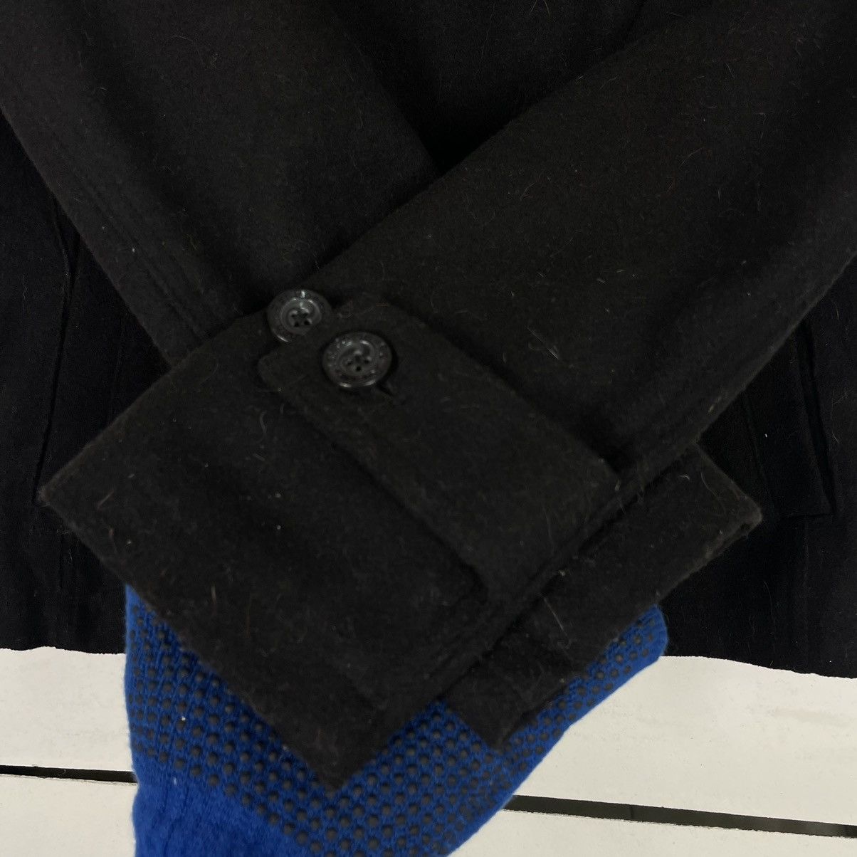 Japanese Brand × Mastermind Japan × Roen 💥ROEN JAPAN CRUISER WOOL PEA JACKET Size US S / EU 44-46 / 1 - 7 Thumbnail
