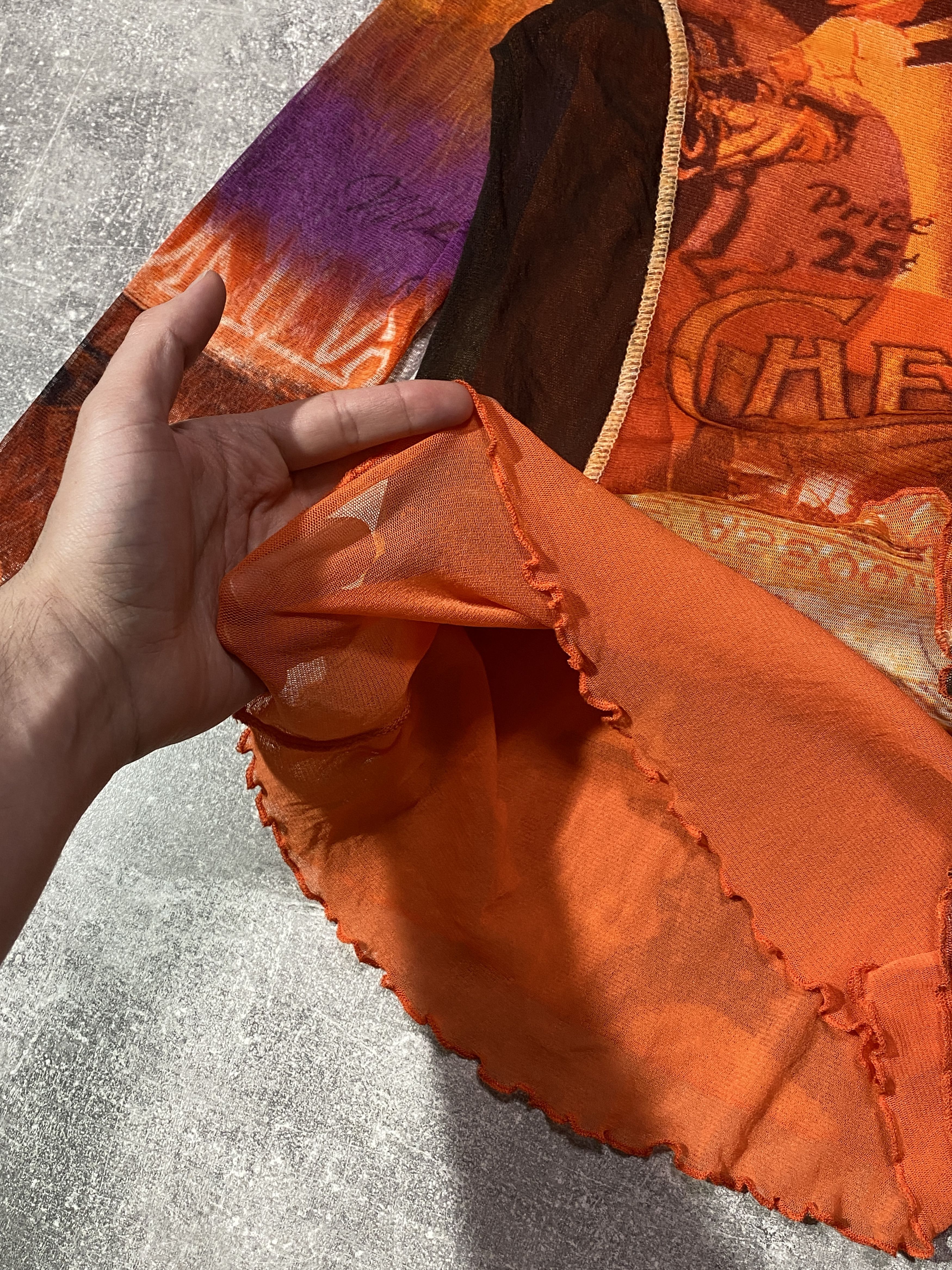 Vintage Vintage 90s Mesh Printed Western Oklahoma Opium Tee Size M / US 6-8 / IT 42-44 - 8 Thumbnail