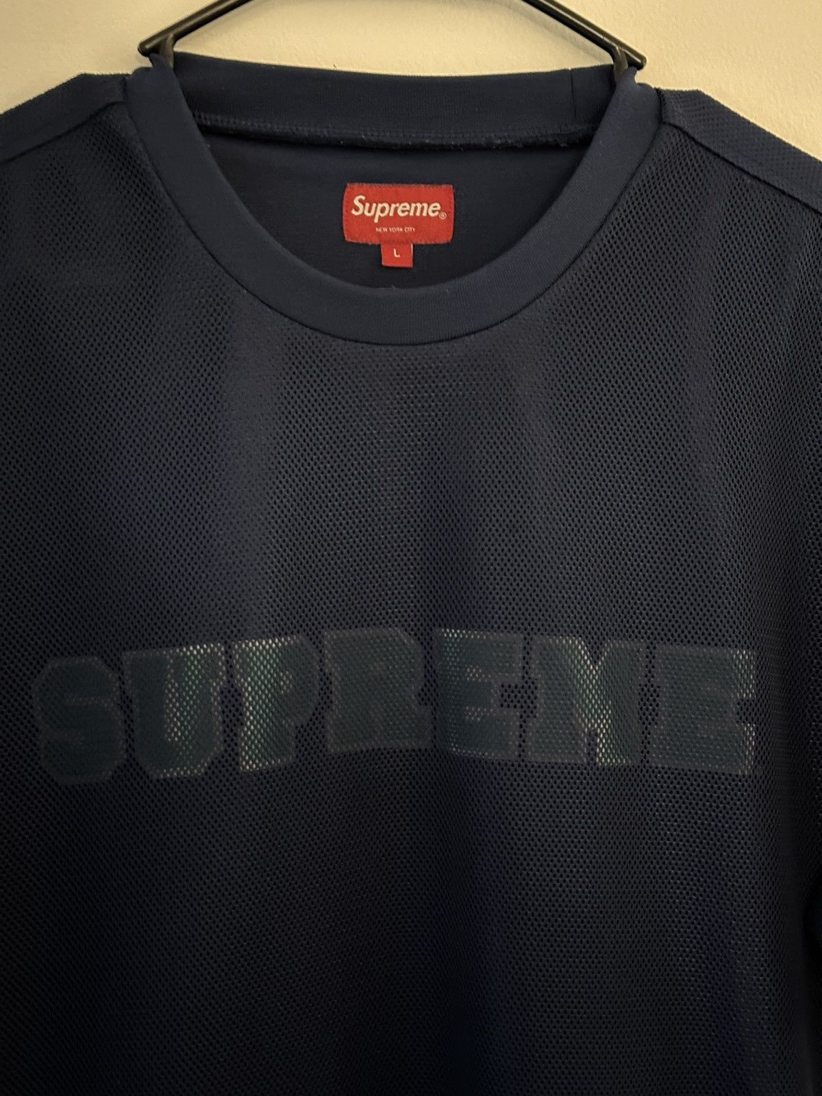Supreme Supreme Dazzle Mesh S/S Top Tee Size US L / EU 52-54 / 3 - 2 Thumbnail