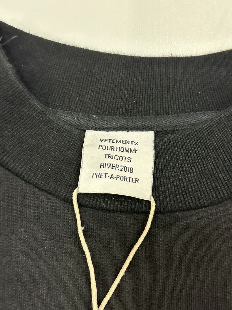 Vetements Vetements Chest Patchwork Embroidered LOGO Hoodie Size US XS / EU 42 / 0 - 2 Thumbnail