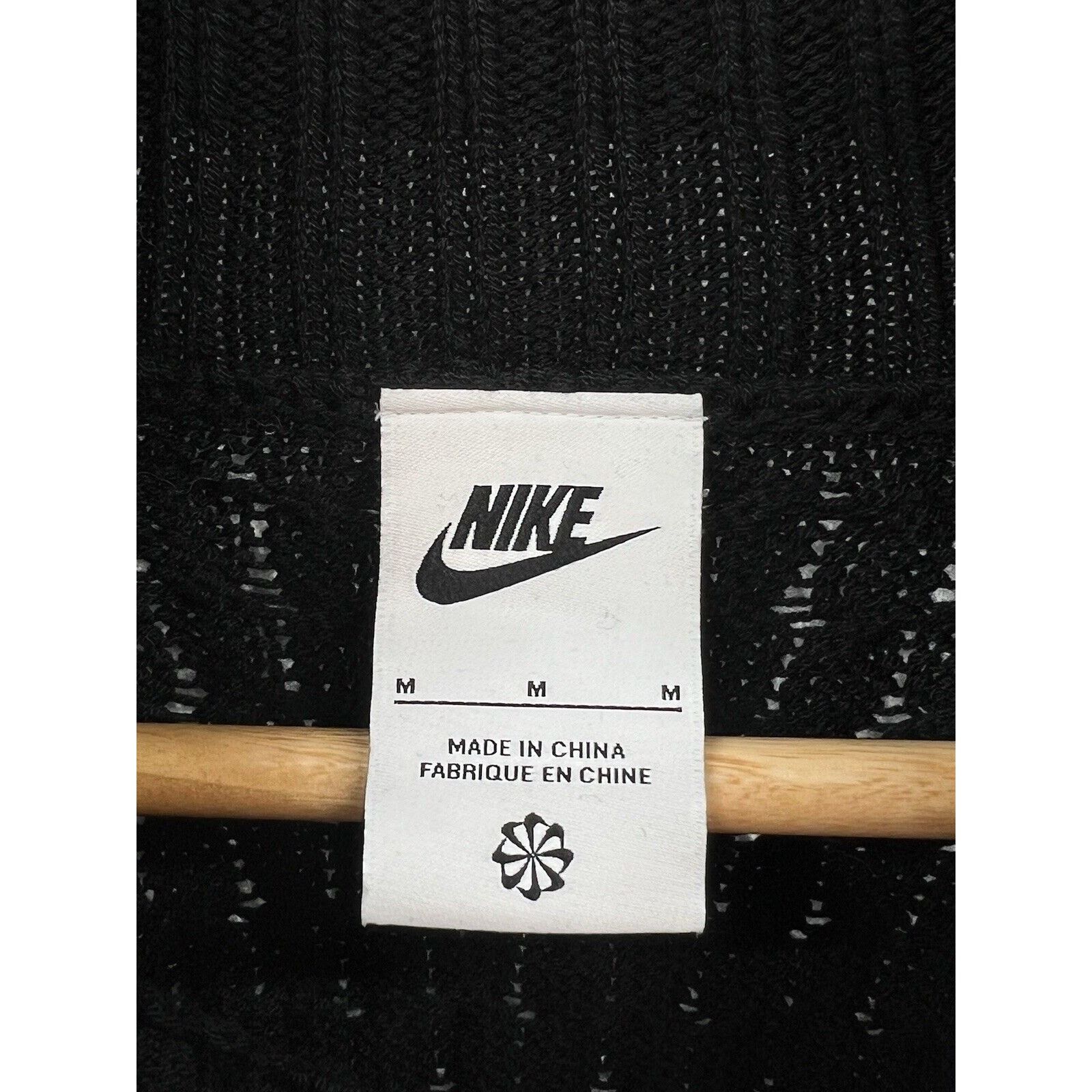 Nike Nike Life Cable Knit Turtleneck Black Sweater FB7770-010 Size US M / EU 48-50 / 2 - 3 Thumbnail