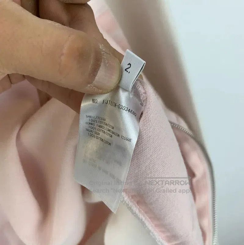 Thom Browne Thom Browne Women's Pink Cotton Jacket . Size XXS / US 00 / IT 34 - 4 Thumbnail