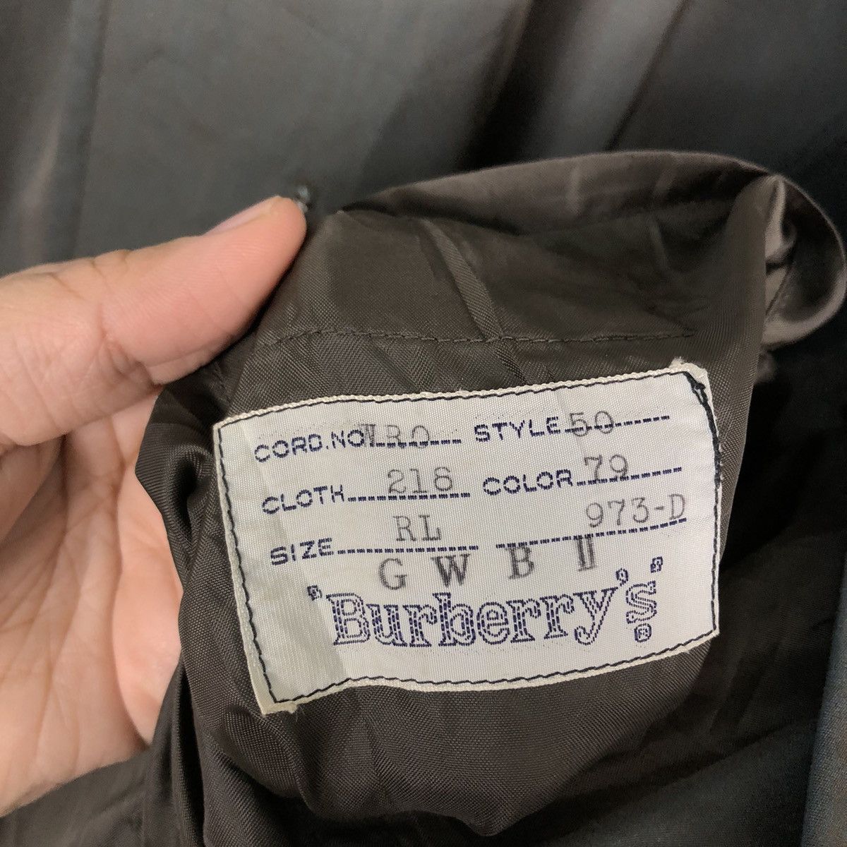 Burberry 🔥Vintage Long Jacket Burberrys Rich Black Size US M / EU 48-50 / 2 - 15 Thumbnail