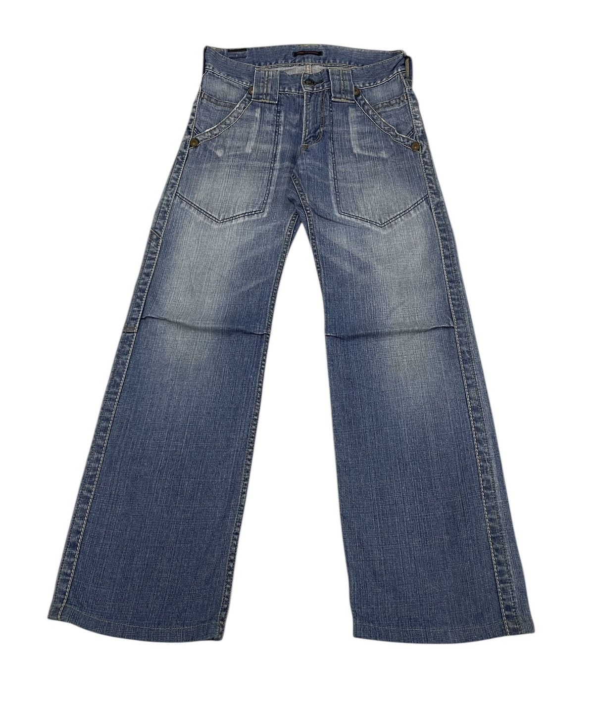 Japanese Brand Vintage BlueWay Union Made Jeans Size US 29 - 3 Thumbnail