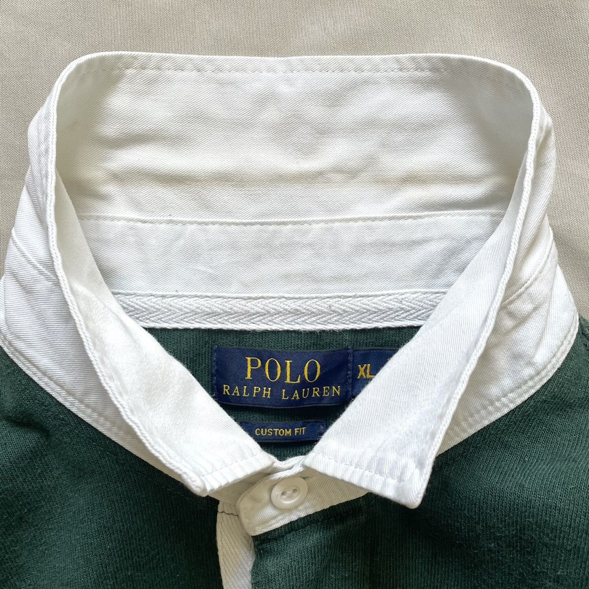 Polo Ralph Lauren Polo Ralph Lauren Rugby Shirt Green SizeXL Size US XL / EU 56 / 4 - 8 Thumbnail