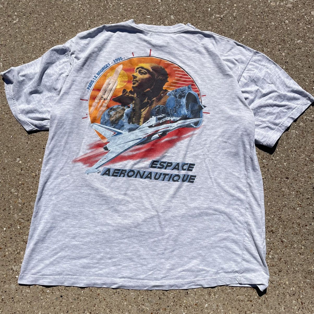 Other Vintage 1995 Paris Le Bourget Espace Aeronautique Tee XL Size US XL / EU 56 / 4 - 1 Thumbnail