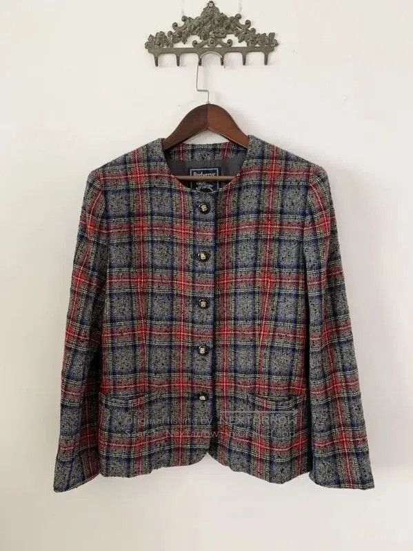 Burberry Burberry Gray Wool Women's Dress Size M. Size M / US 6-8 / IT 42-44 - 4 Thumbnail