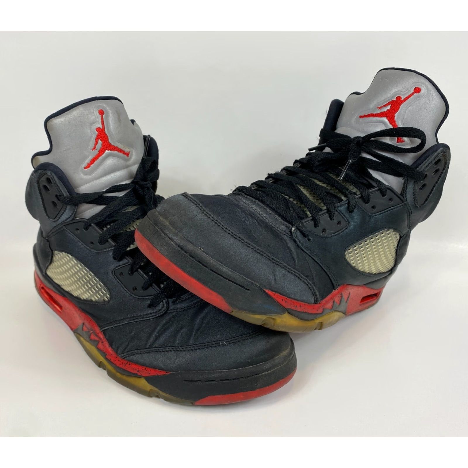 Jordan Brand Nike Air Jordan 5 Retro Satin Bred 136027-006 Sz 12 Mens Sneaker Size US 11 / EU 44 - 4 Thumbnail