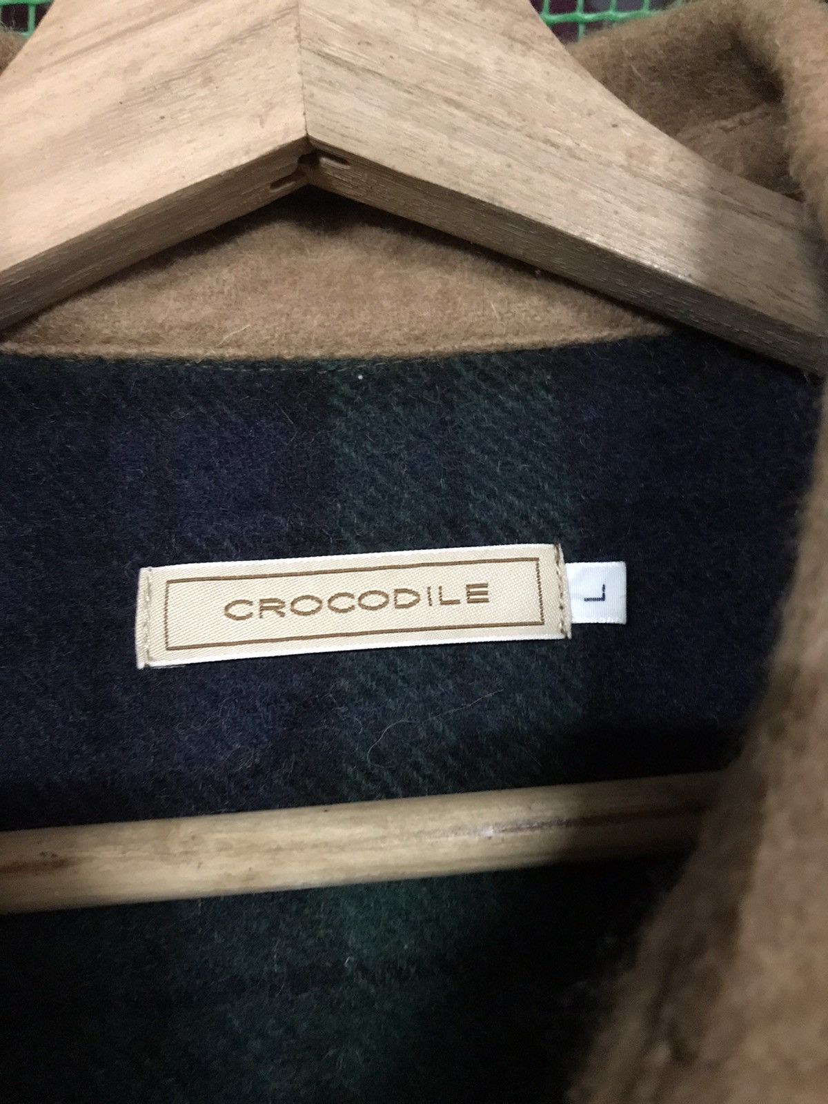 If Six Was Nine × The Unbranded Brand Crocodile Jaket Small Logo Brown Colour Size L / US 10 / IT 46 - 6 Thumbnail