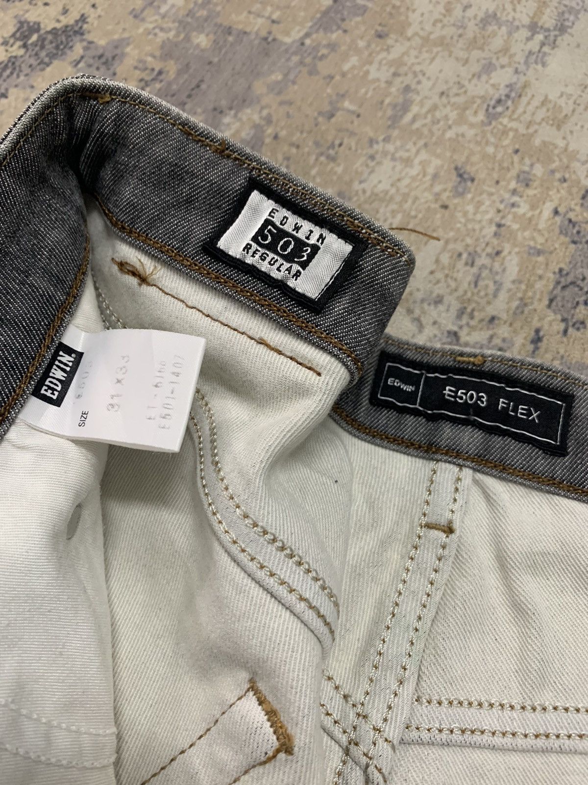 Japanese Brand Vintage Edwin Distressed Denim Kapital Boro Style 30x28 Size US 30 / EU 46 - 15 Thumbnail