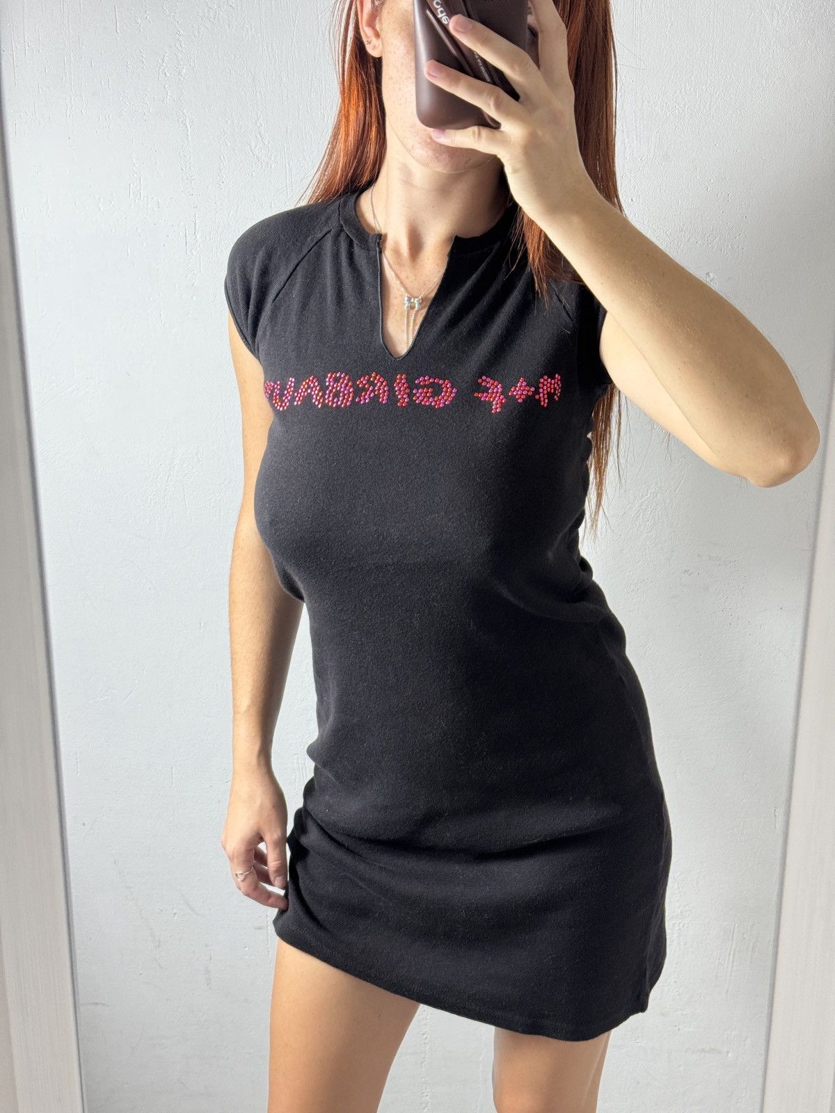 Marithe + Francois Girbaud VINTAGE MARITHE FRANCOIS GIRBAUD 2000s MINI DRESS Size M / US 6-8 / IT 42-44 - 1 Thumbnail