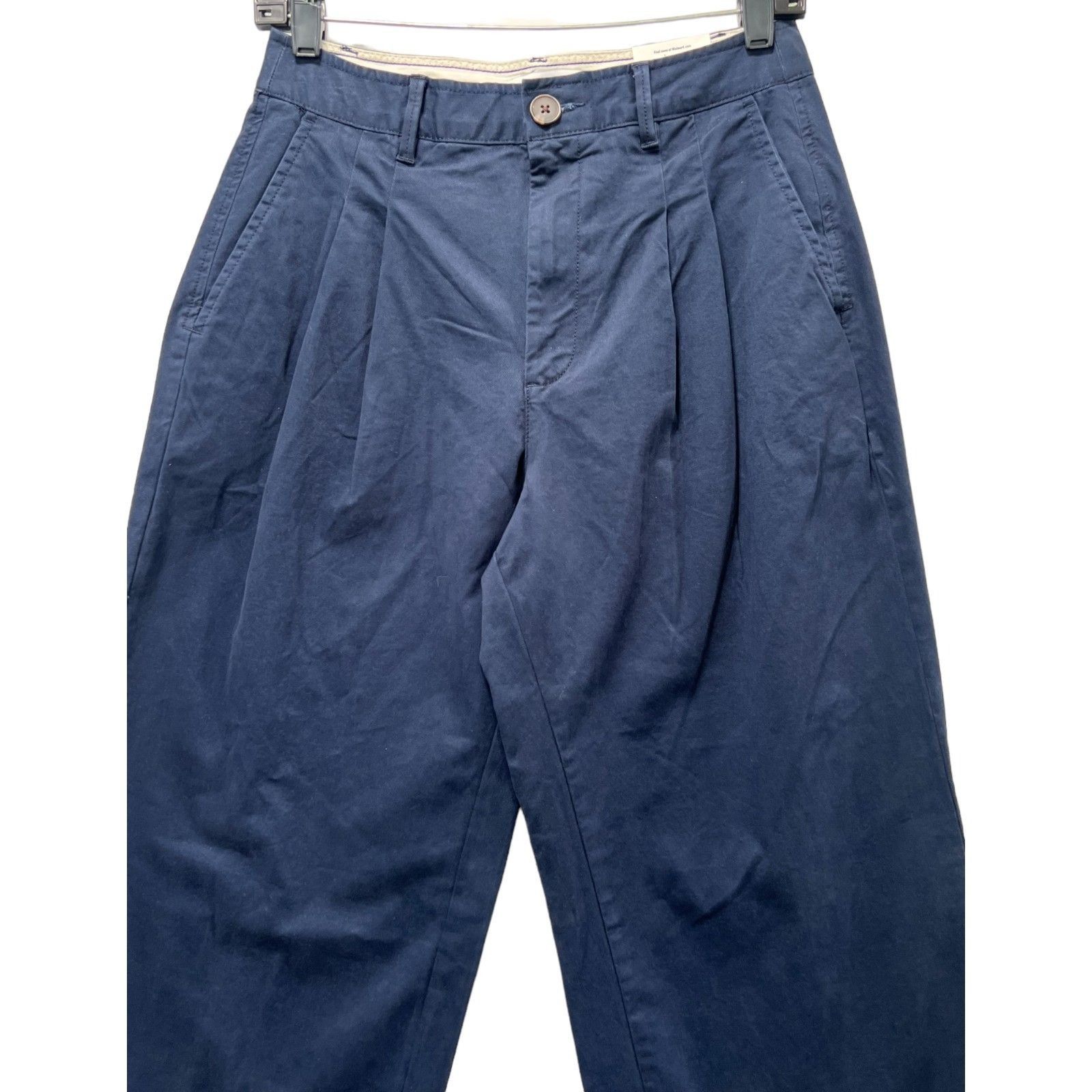 Other Free Assembly - Women's Wide Leg Chino Pants - Blue - 2 Size 26" / US 2 / IT 38 - 16 Thumbnail