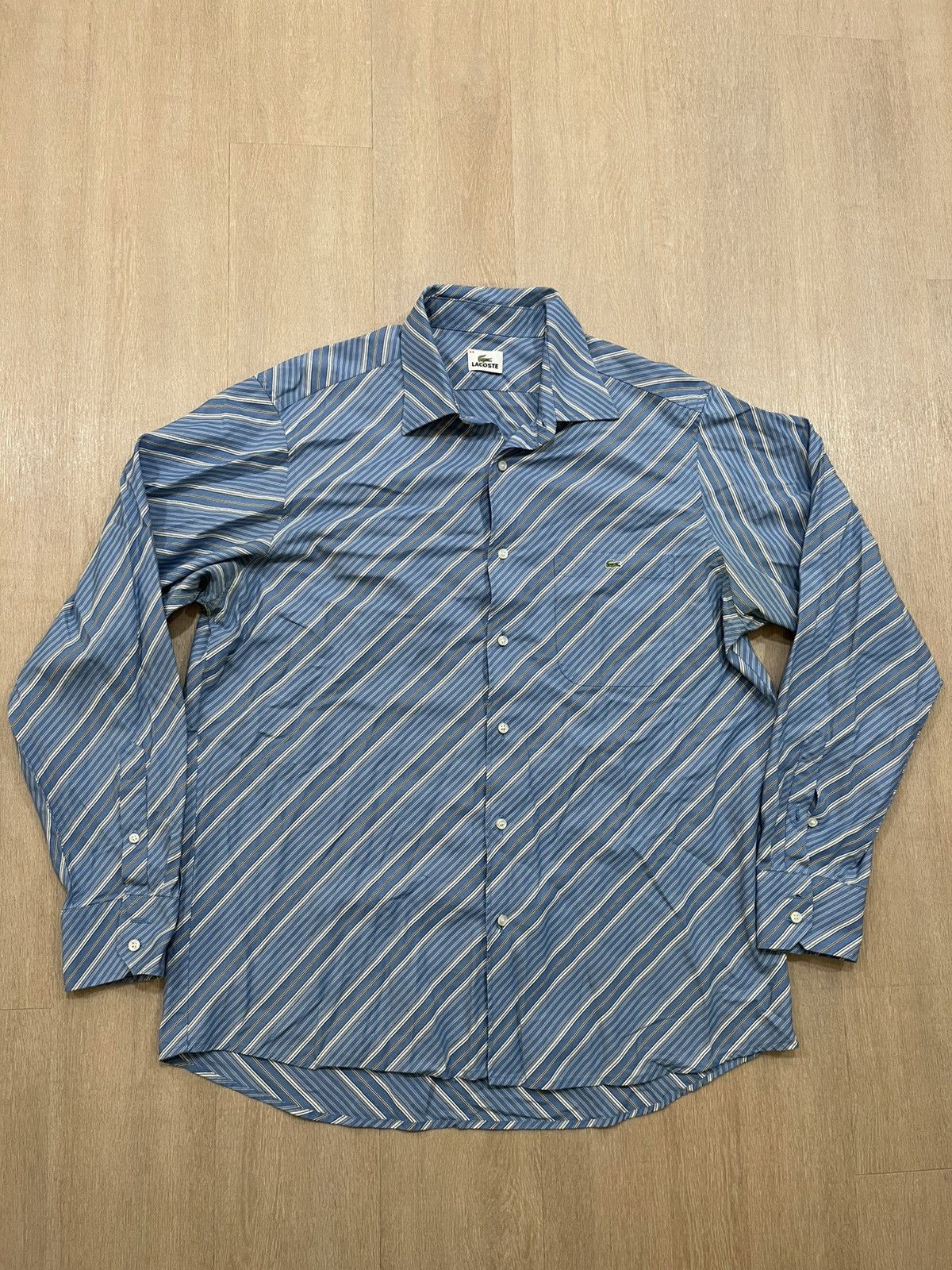 Lacoste Lacoste Dress Shirt Size US XL / EU 56 / 4 - 2 Thumbnail