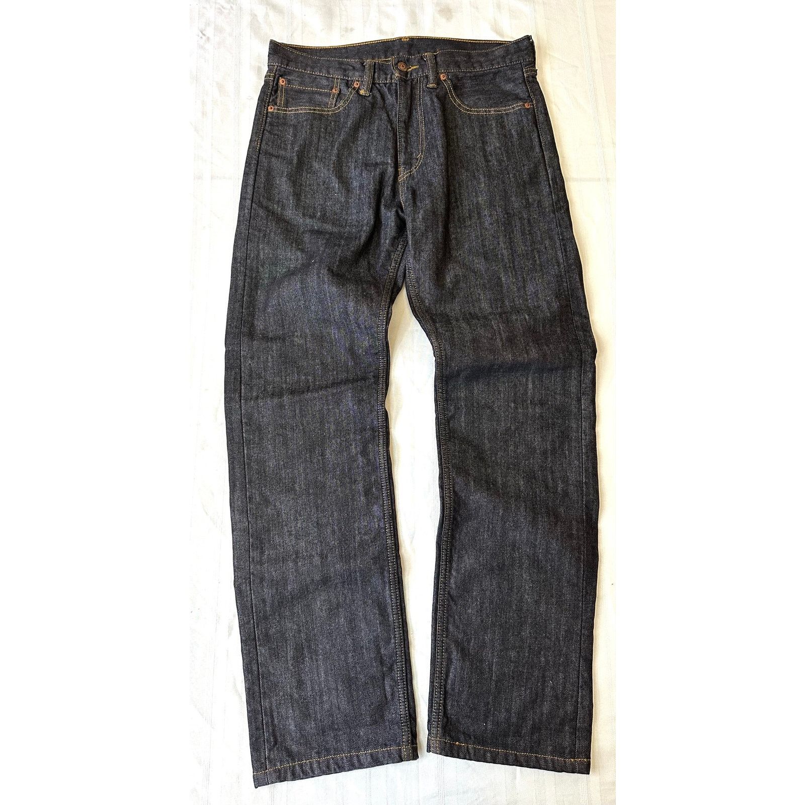 Levi's Levi's Aztec Flannel Lined Denim Jeans 32x30 Straight Leg Size US 32 / EU 48 - 1 Thumbnail