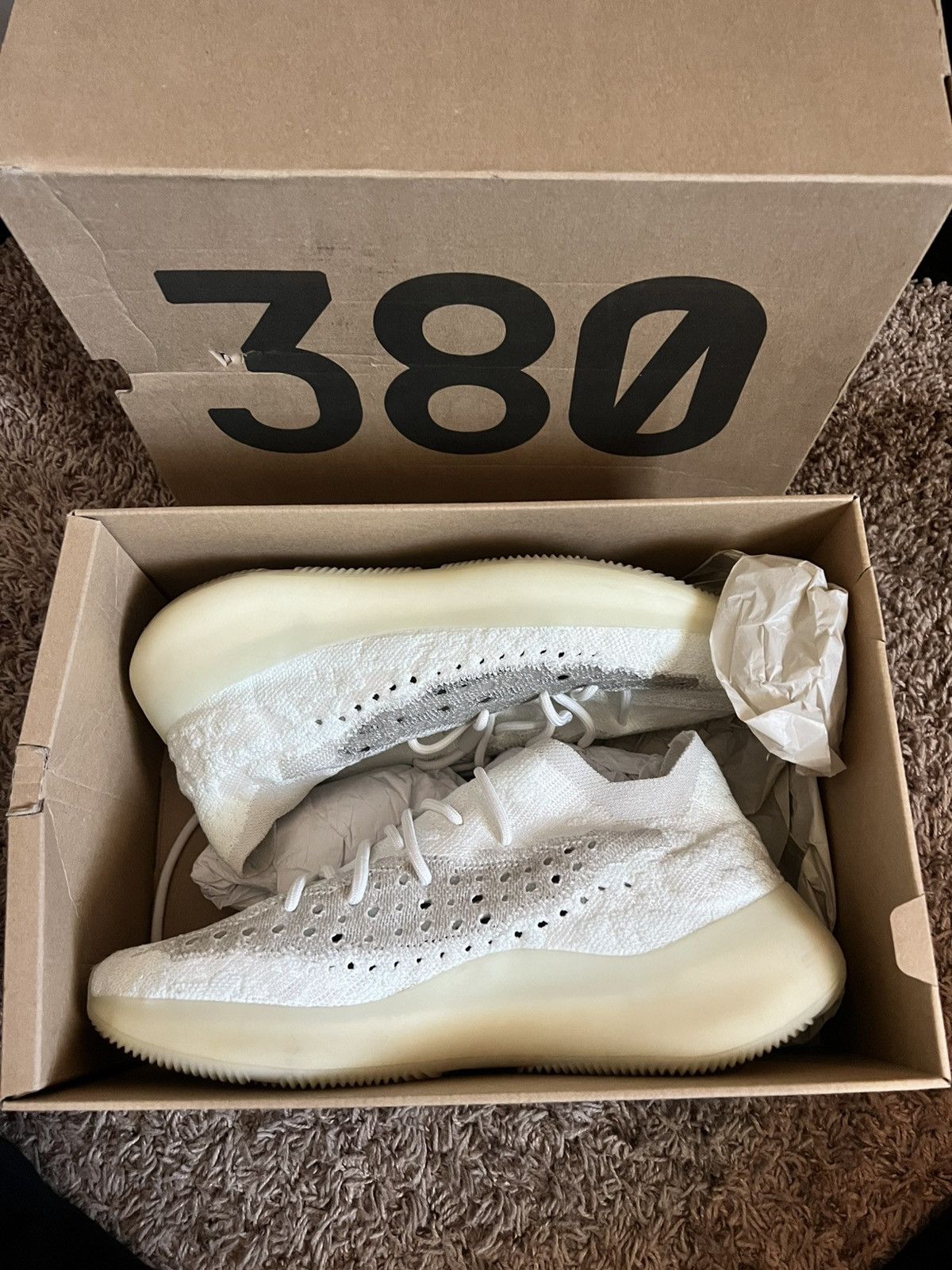 adidas gazelle silver green womens Adidas Yeezy Boost 380 Mist main image 0