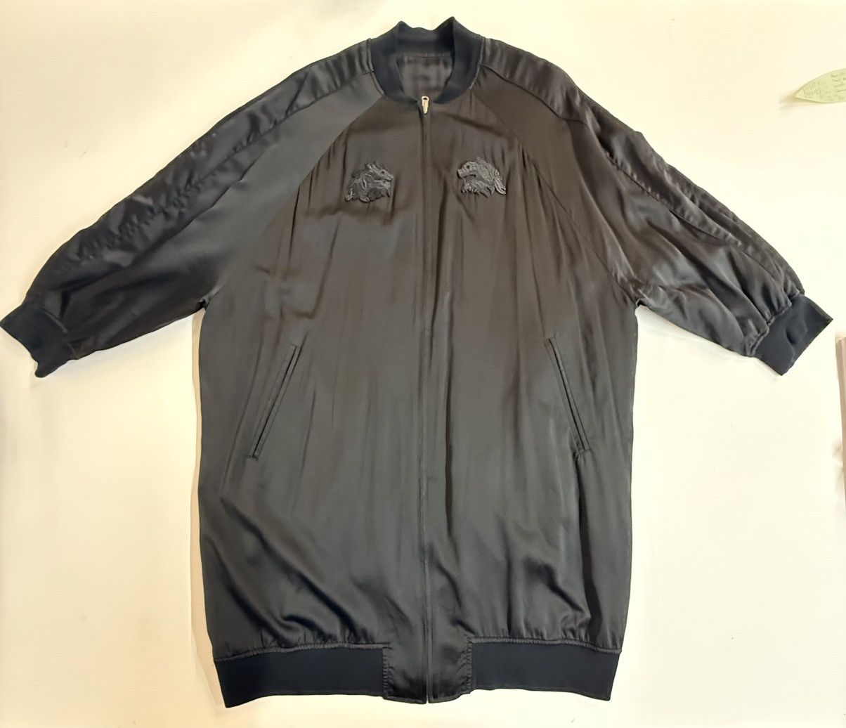 Noir Kei Ninomiya Noir Kei Ninomiya-Dragon Embroidery Silk Reversible Bomber Size S / US 4 / IT 40 - 12 Thumbnail