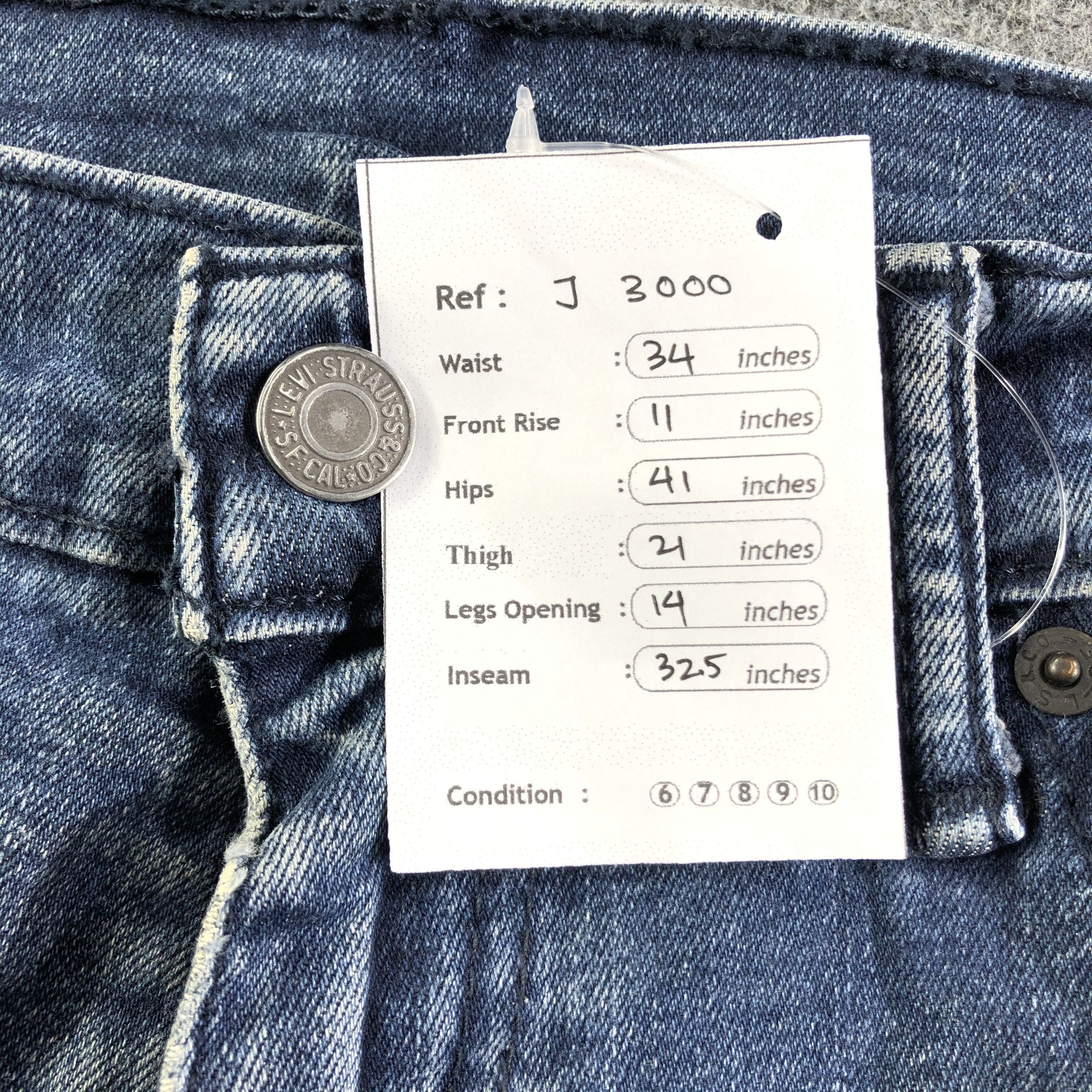 Levi's Vintage Blue Wash Levis 511 Jeans-J3000 Size US 34 / EU 50 - 12 Thumbnail