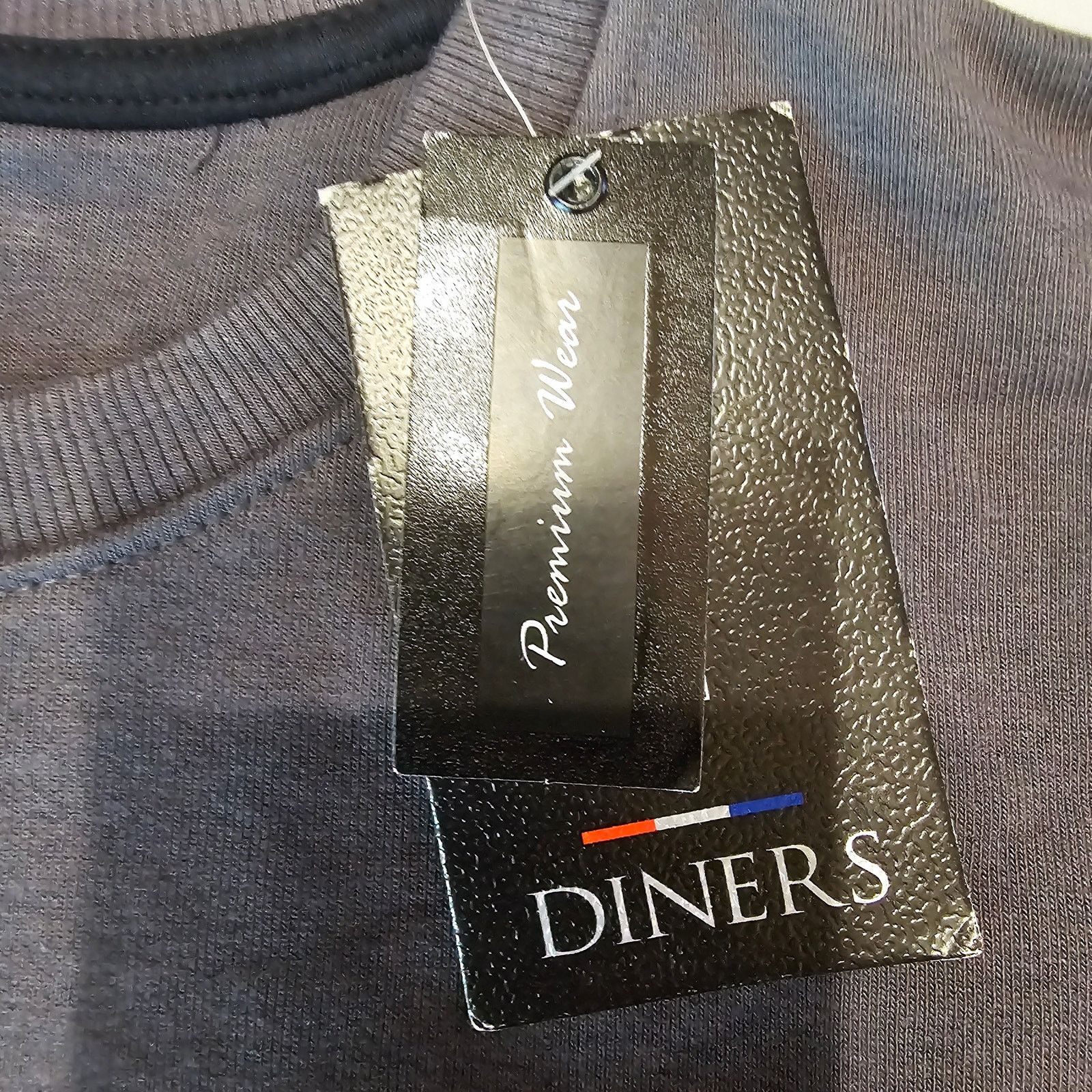 Other Diners Charcoal Gray Premium Cotton Pullover Sweatshirt 2XL Size US XL / EU 56 / 4 - 3 Thumbnail
