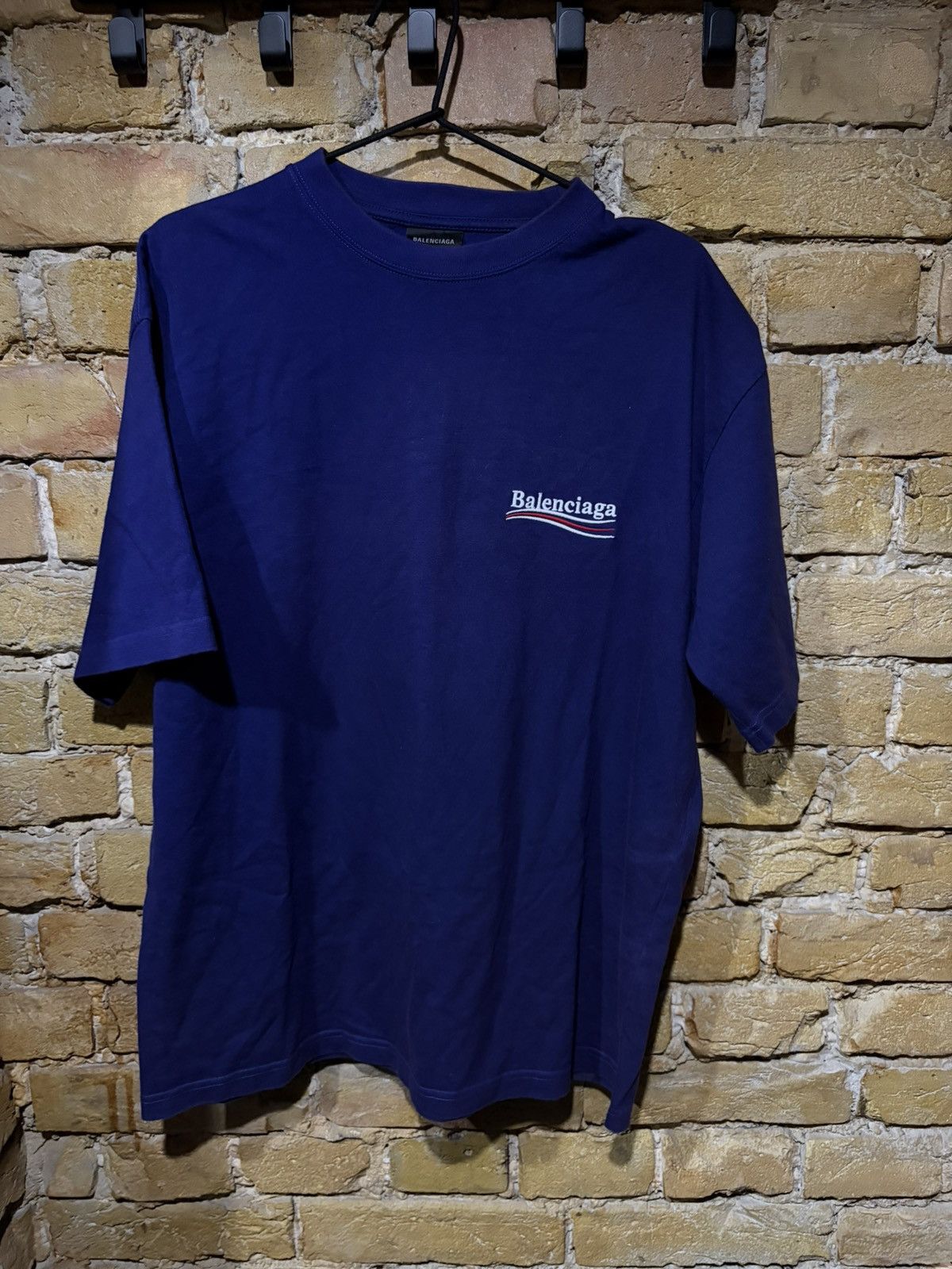 Balenciaga Balenciaga campaign EMBROIDERED LOGO tee Size US L / EU 52-54 / 3 - 1 Thumbnail