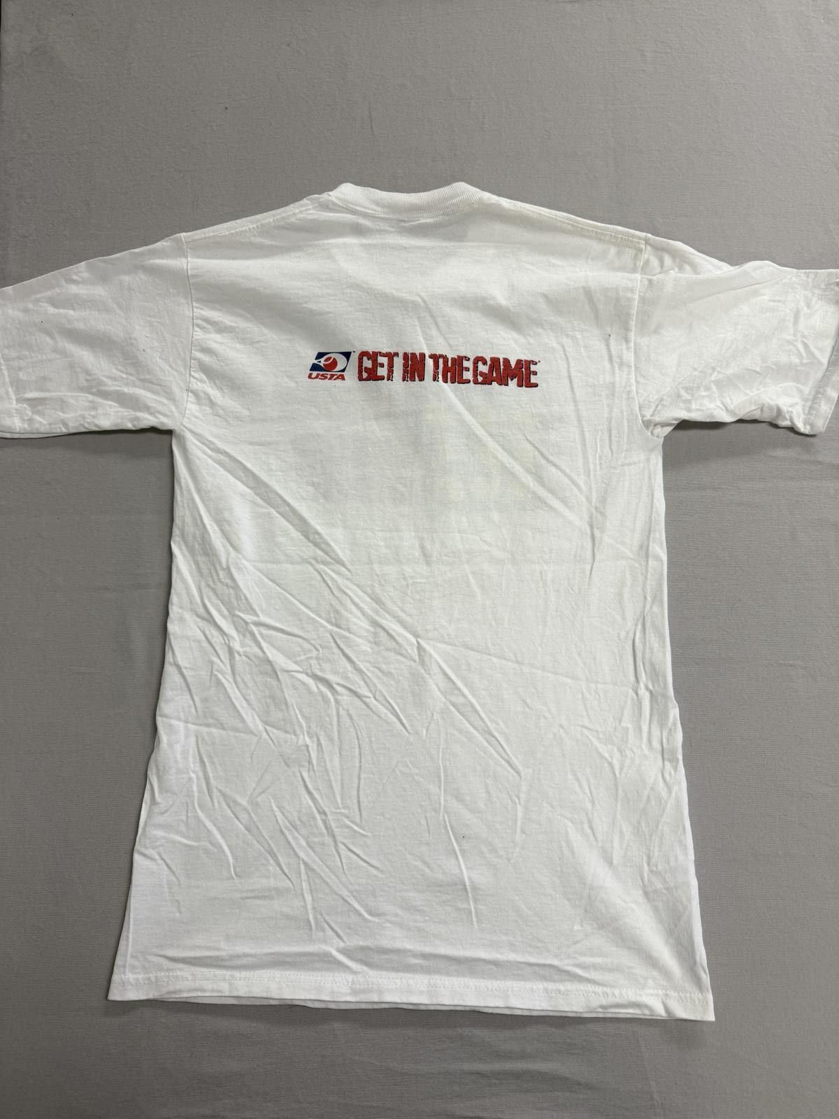 USA Olympics USA Team Tennis T-shirt Get in the Game USTA American Flag M Size US M / EU 48-50 / 2 - 2 Thumbnail