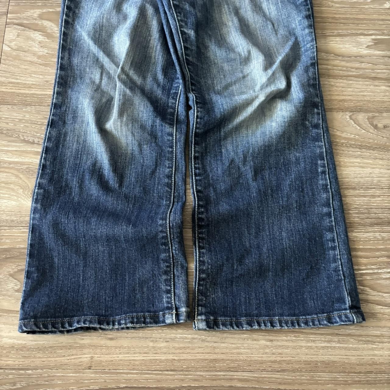 Levi's Crazy Vintage Y2K/2000s Grunge Dark Wash Levis Denim Jeans! 30x26 Size US 30 / EU 46 - 6 Thumbnail