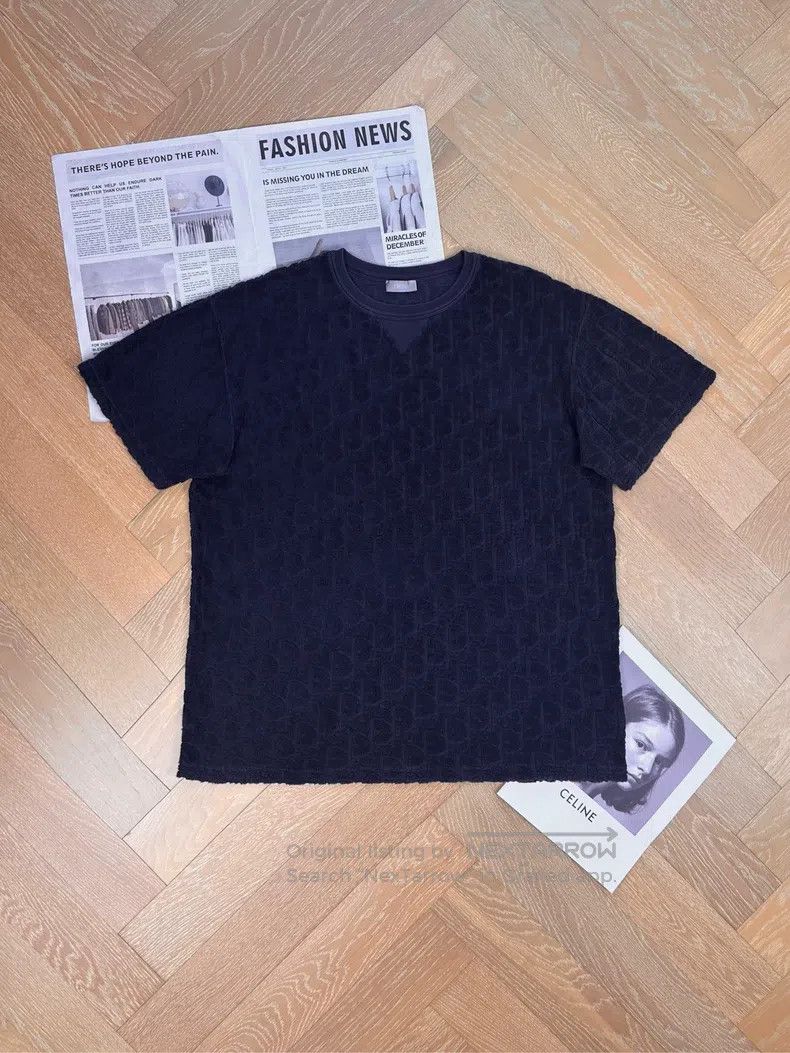 Dior Dior Printed round-neck towel short-sleeved T-shirt Size US L / EU 52-54 / 3 - 1 Thumbnail