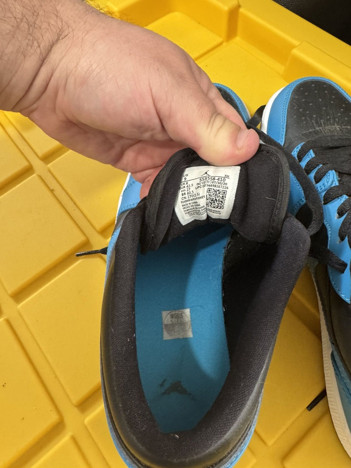 Jordan Brand Jordan Blue Low Tops Size US 9 / EU 42 - 6 Thumbnail