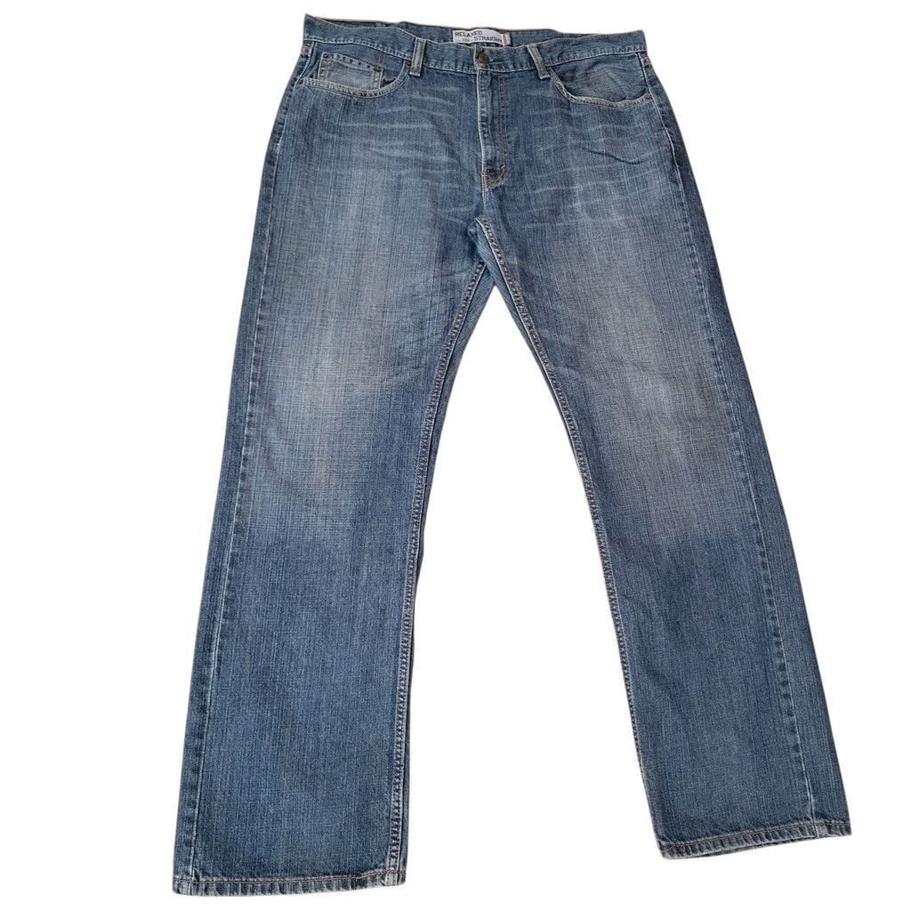 Levi's Levi's Relaxed Straight 100% Cotton Jeans Size 38/34 Men's Size US 38 / EU 54 - 4 Thumbnail