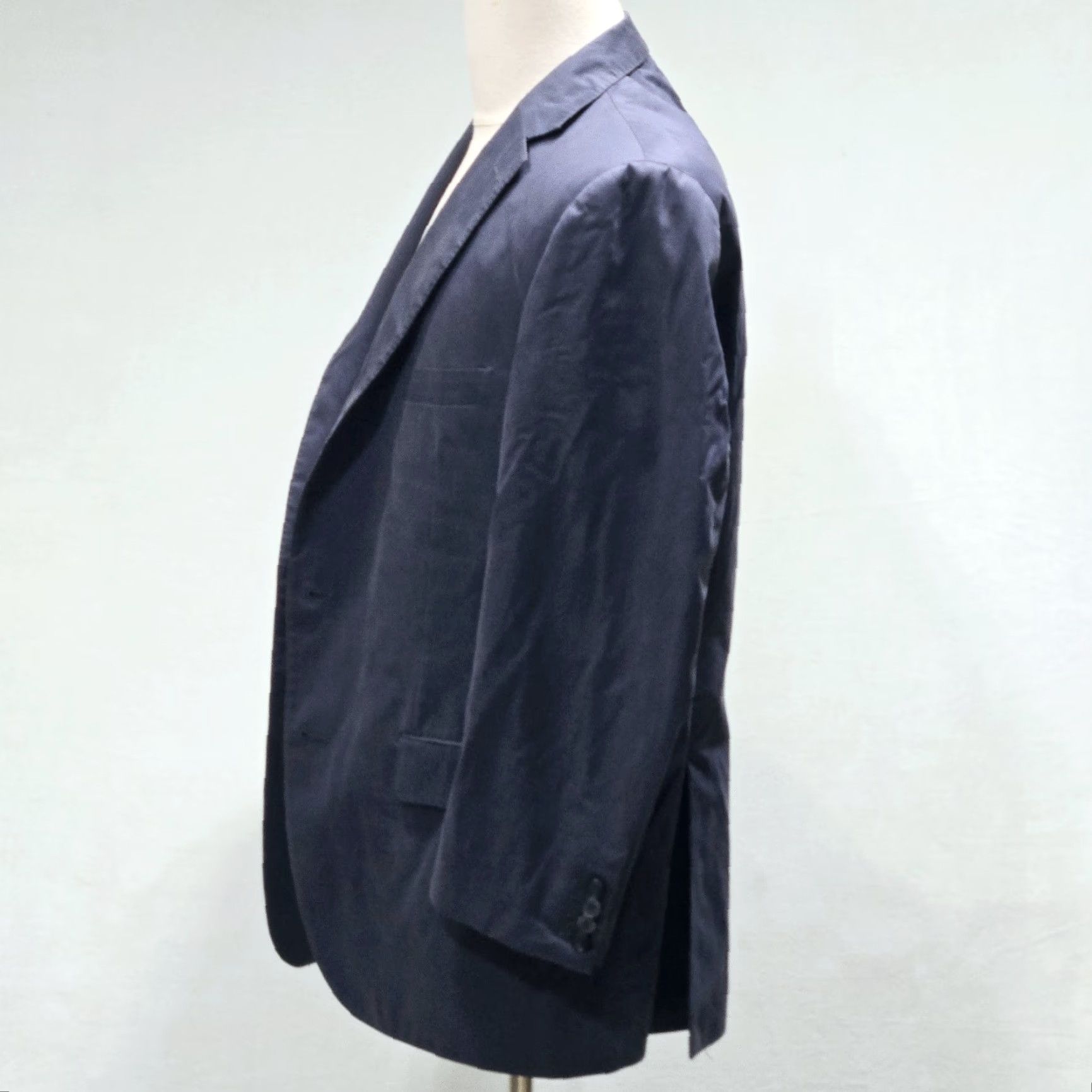 Vintage J Hilburn Sport Coat Blazer Wool Jacket Mens Vintage Blue Size 40-42 Lined Size 40R - 6 Thumbnail