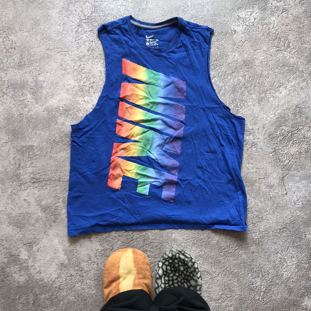 VINTAGE NIKE SWOOSH AIR MAX TANK TOP STREETWEAR CASUAL 90s