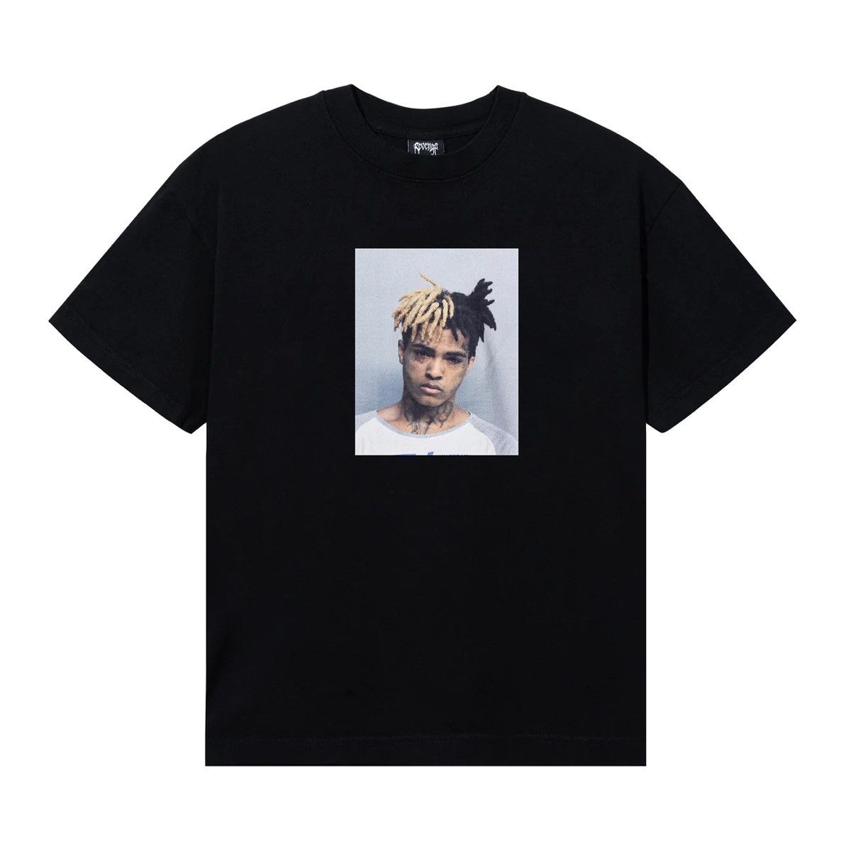 image of Revenge Xxx Mugshot Tee ( Pre Order ) in Black, Men's (Size XL)