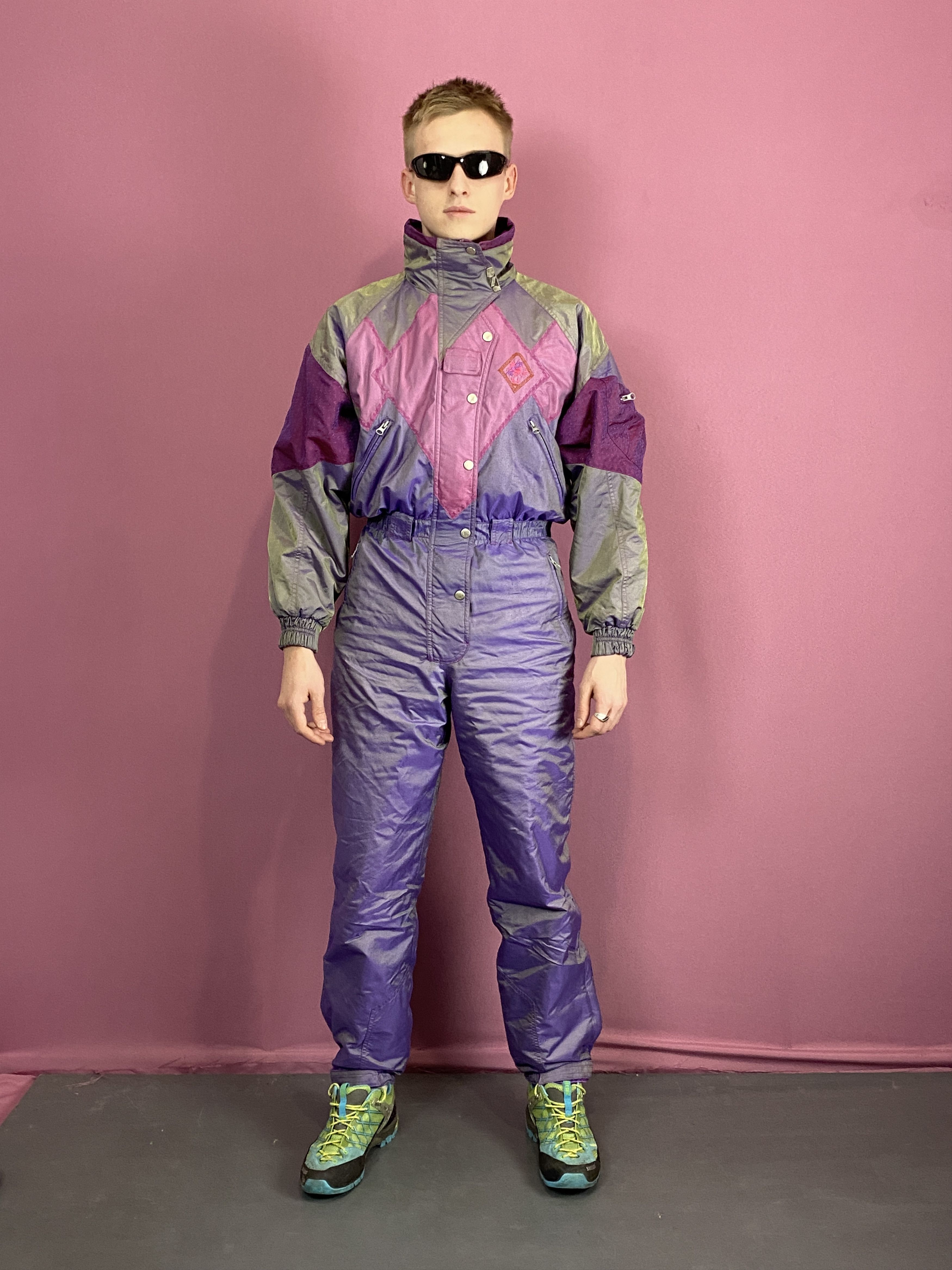 Vintage 90s Vintage Men's One Piece Ski Suit - S Size US S / EU 44-46 / 1 - 3 Thumbnail