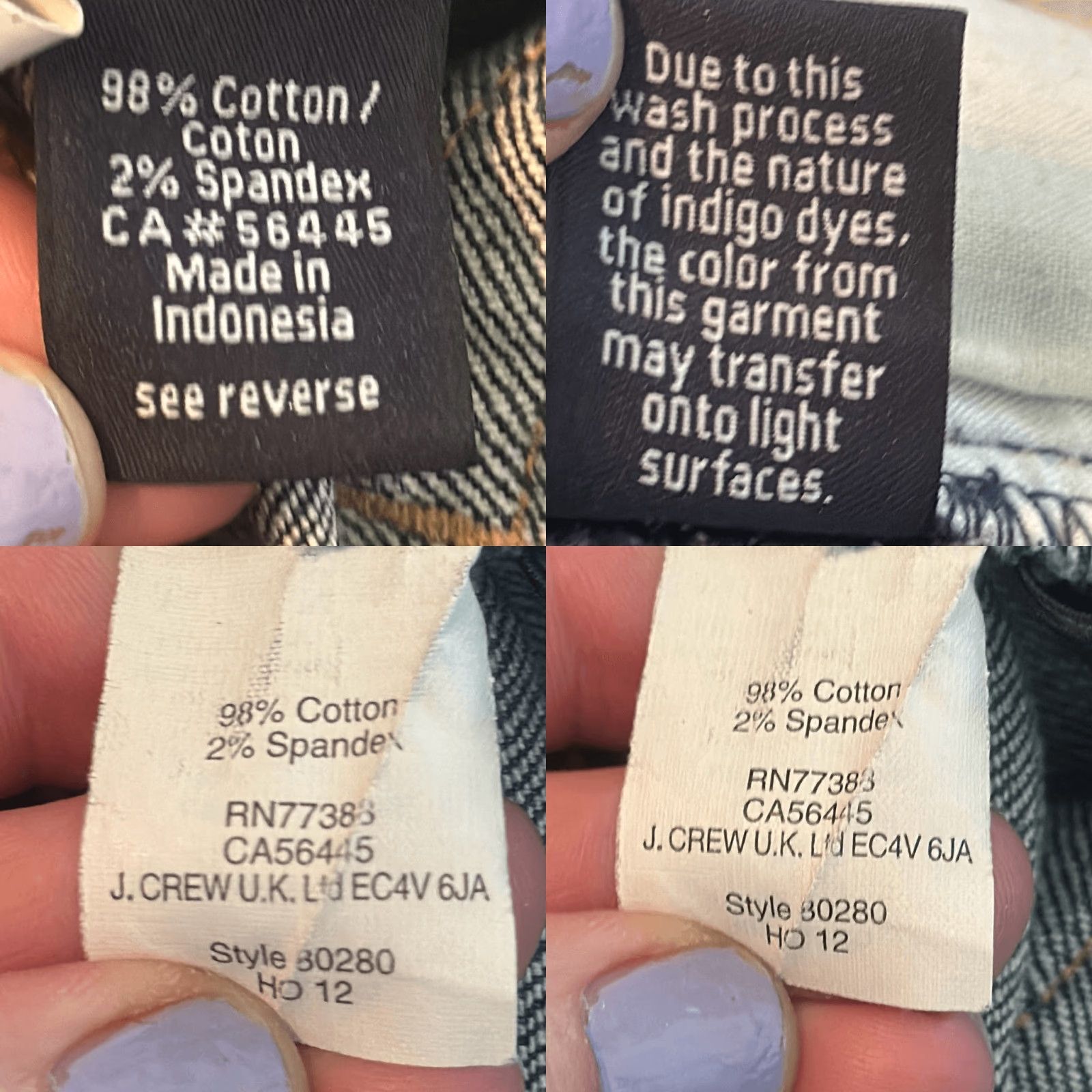 J.Crew VINTAGE/J. Crew Matchstick Jeans, Women, Denim, 29, Blue, Straight, Regular, 30” Inseam, Size 29, 14” Waist, Women’s Jeans Size 29" - 8 Thumbnail