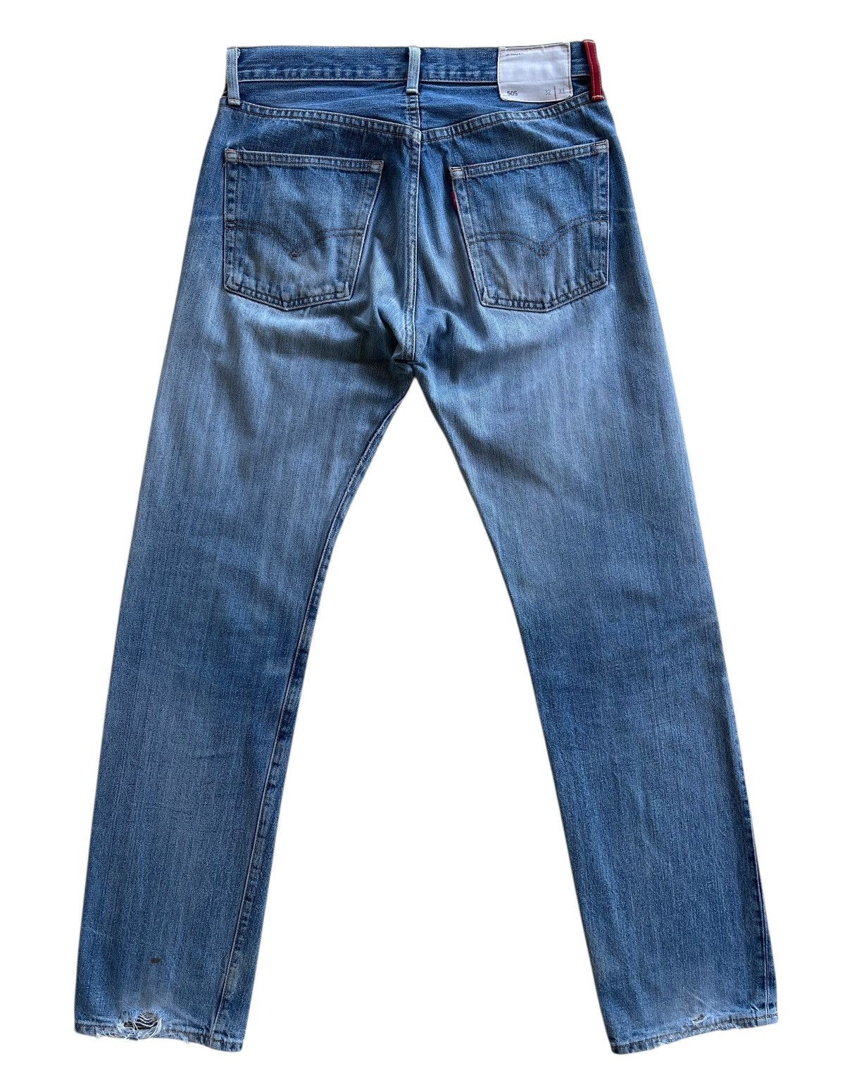Levi's Vintage Clothing Vintage Levis Ripped Distressed Denim Size US 30 / EU 46 - 2 Thumbnail
