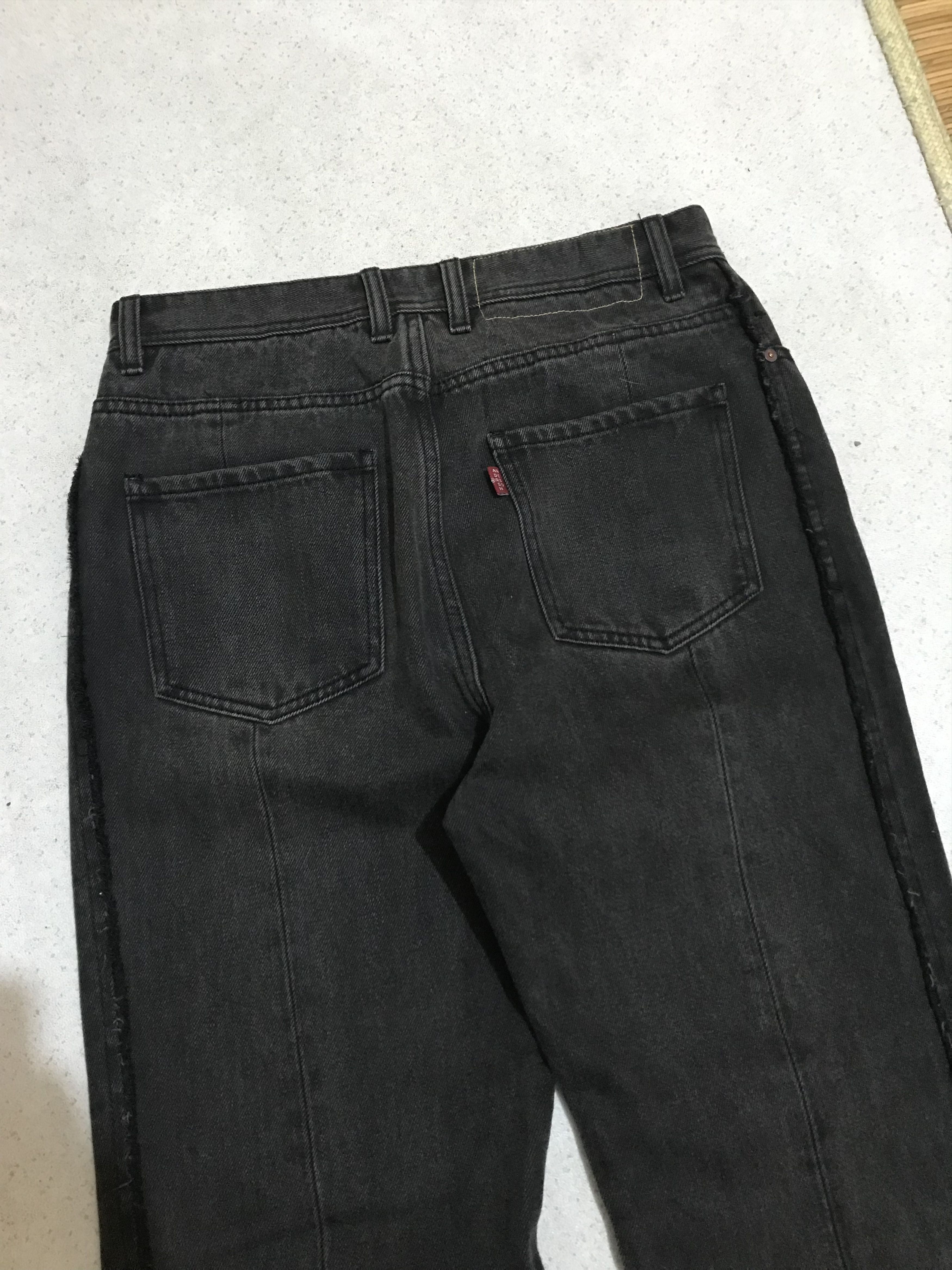 Andersson Bell '19 Andersson Bell Grey Unfinished Denim Size US 30 / EU 46 - 5 Thumbnail