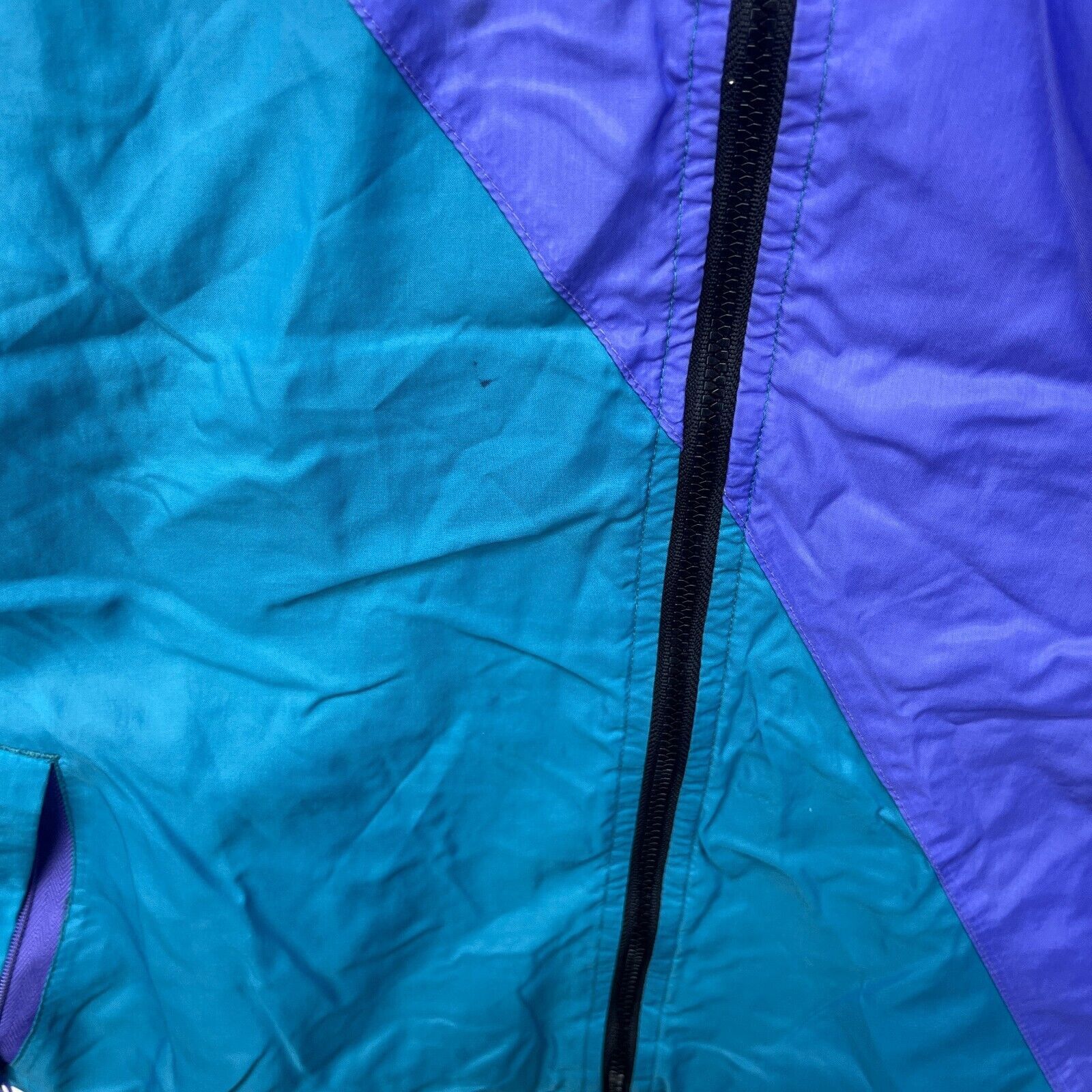 Nike × Vintage Vintage Y2K Nike Jacket Large Block Thermal Lined Swoosh Size US L / EU 52-54 / 3 - 4 Thumbnail