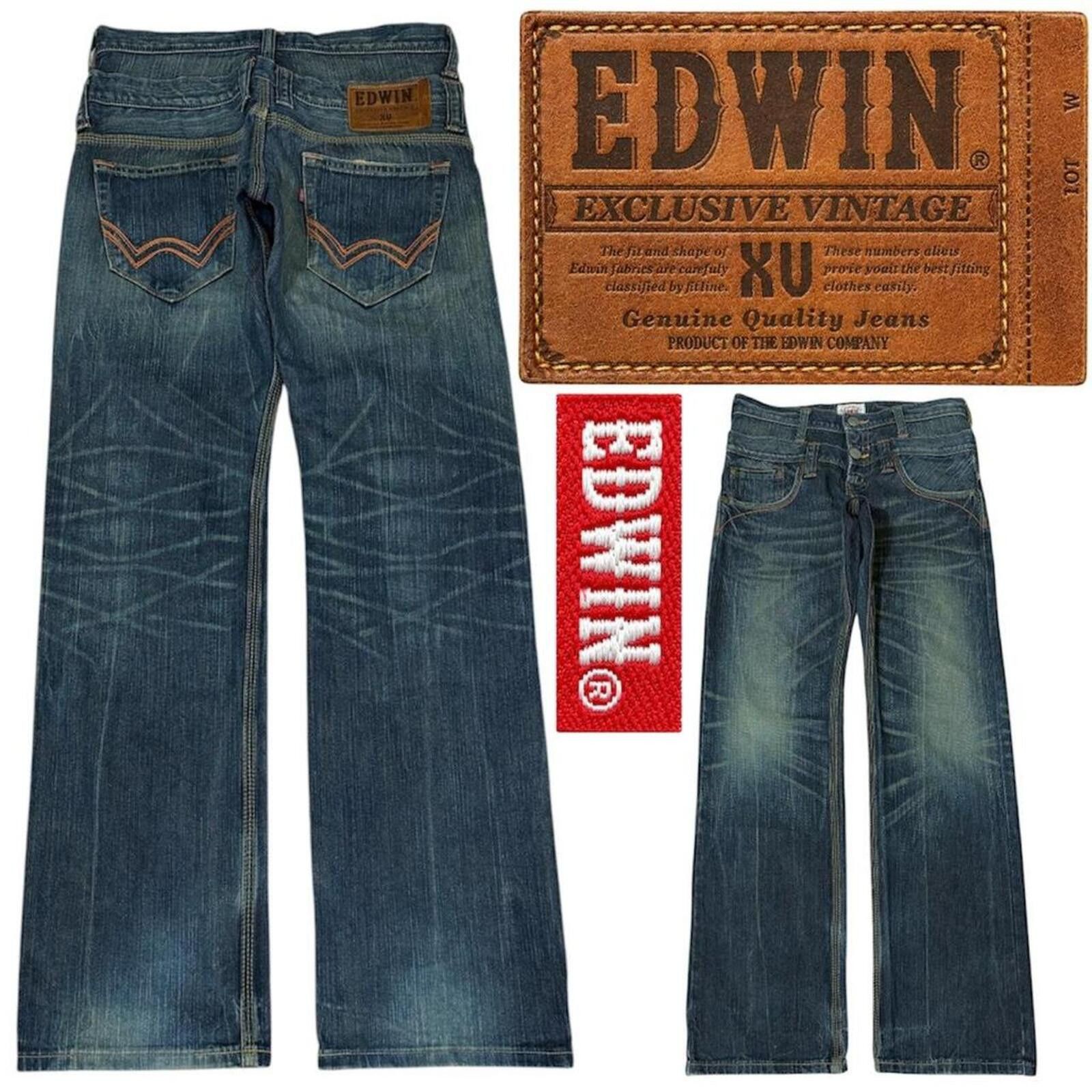 True Religion Vintage EDWIN XV double waist denim jeans Size 30" / US 8 / IT 44 - 1 Thumbnail