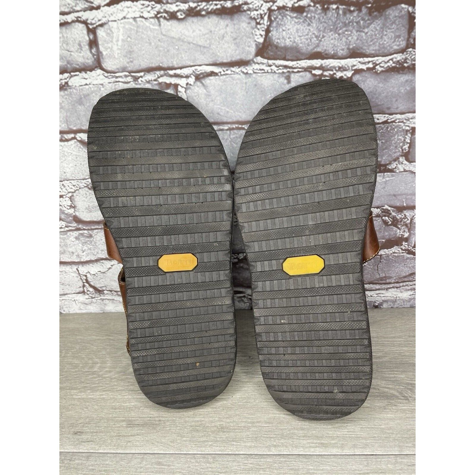 Born Born Brown Leather Fisherman Comfort Strap Casual Sandals Me Size US 12 / EU 45 - 7 Thumbnail