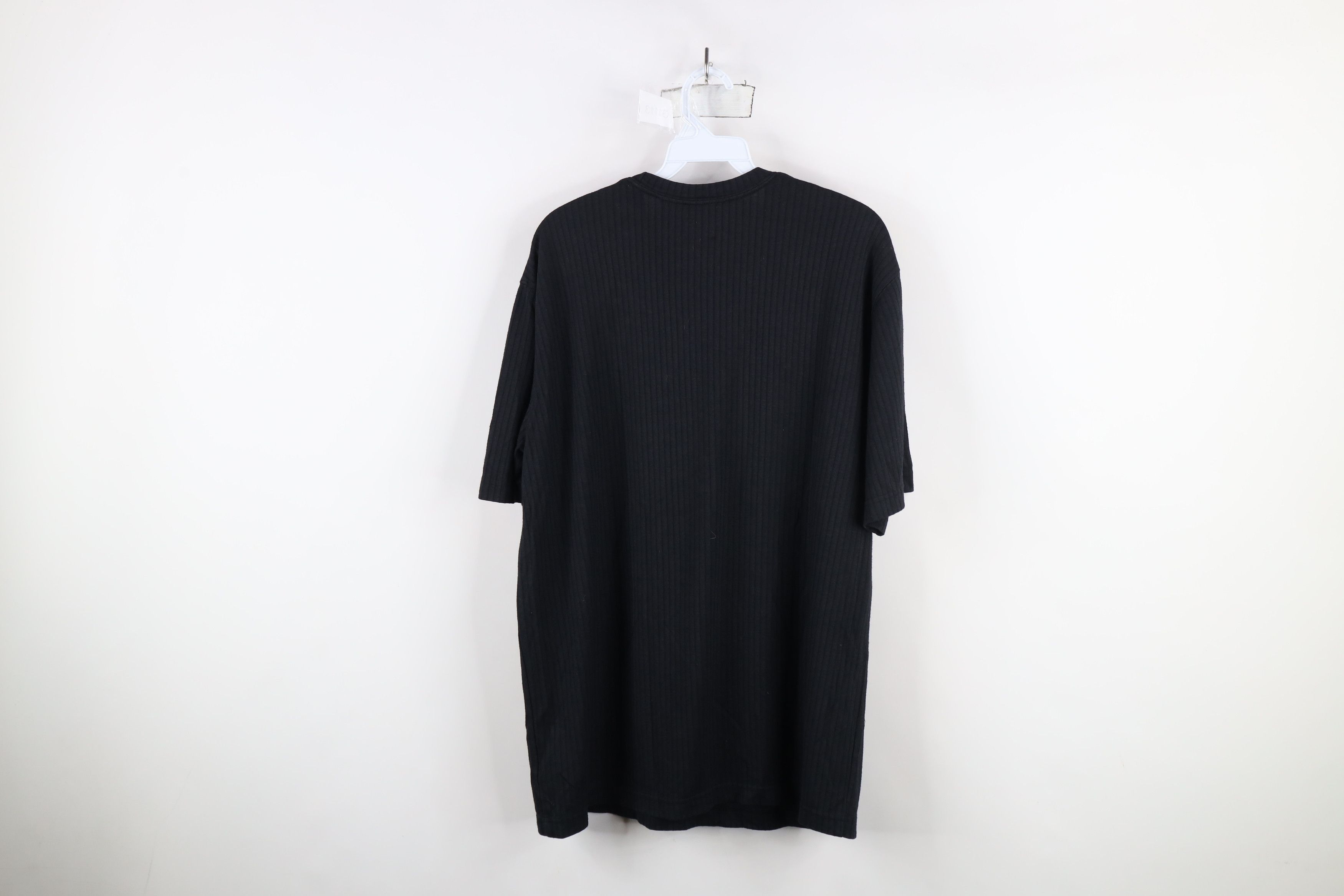 Vintage Vintage 90s Streetwear Striped Knit Short Sleeve T-Shirt Size US M / EU 48-50 / 2 - 8 Thumbnail