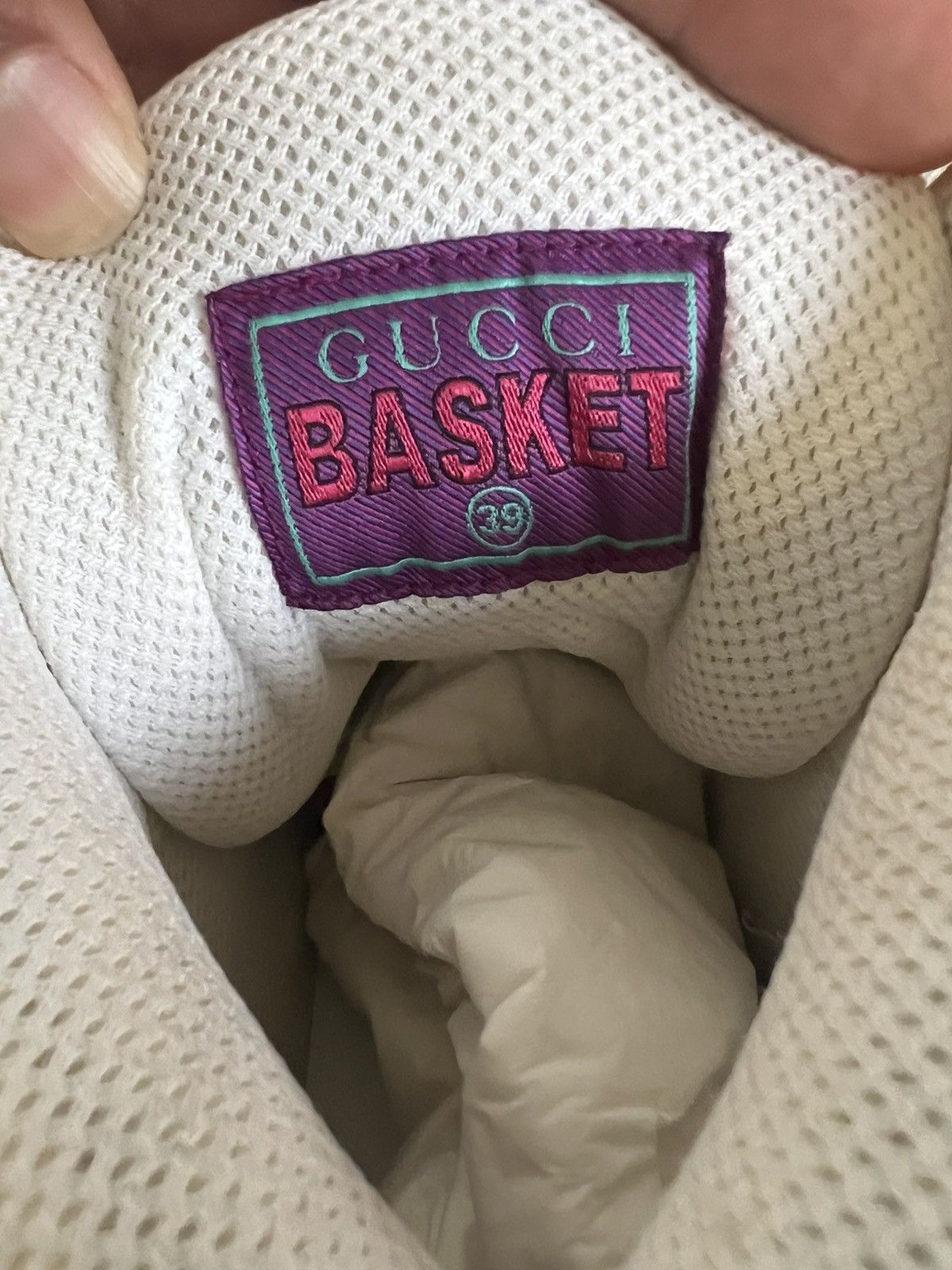 Gucci Authentic Gucci Basket Sneaker (Womens US 9) Size US 9 / IT 39 - 8 Thumbnail
